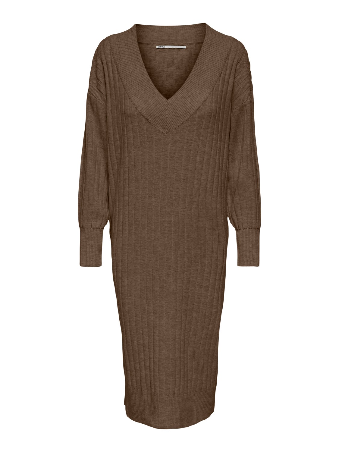 Tall v-neck Knitted Dress