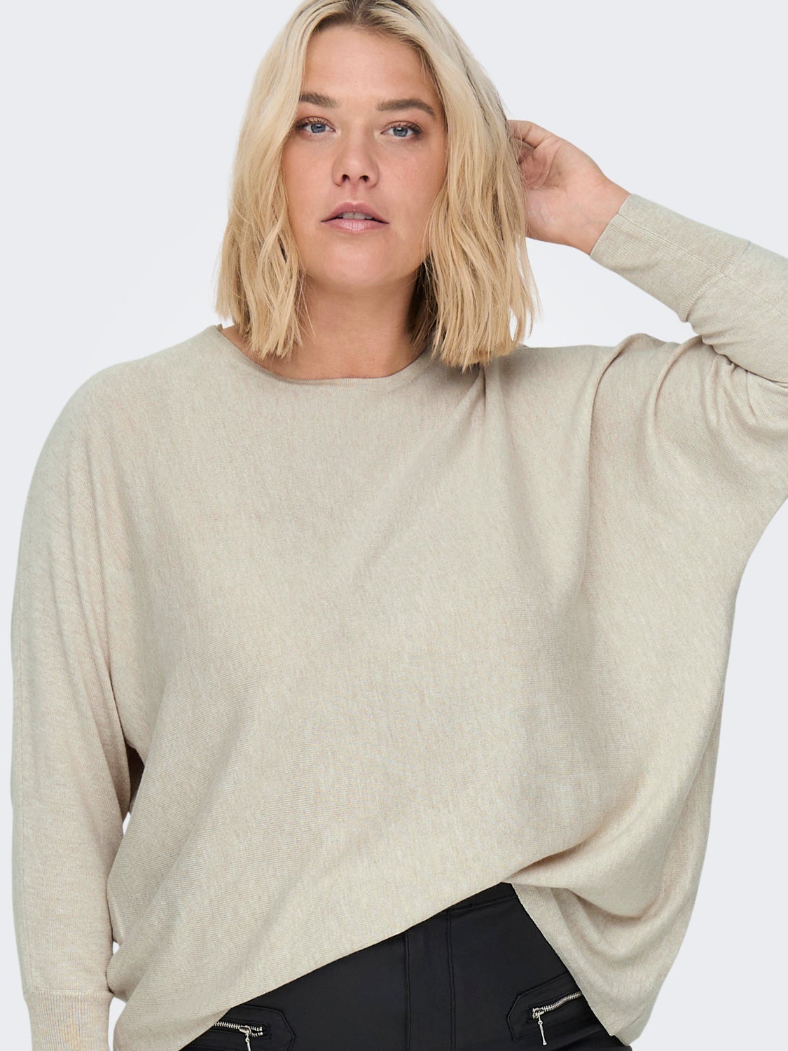 Curvy oversized Knitted Pullover