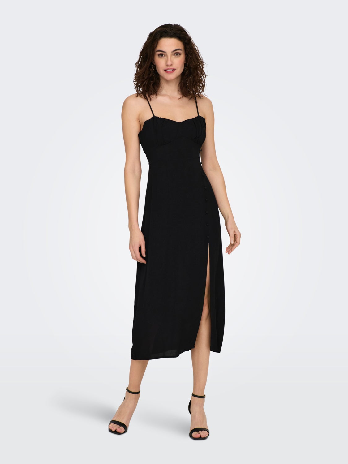 Midi Dress With Slit