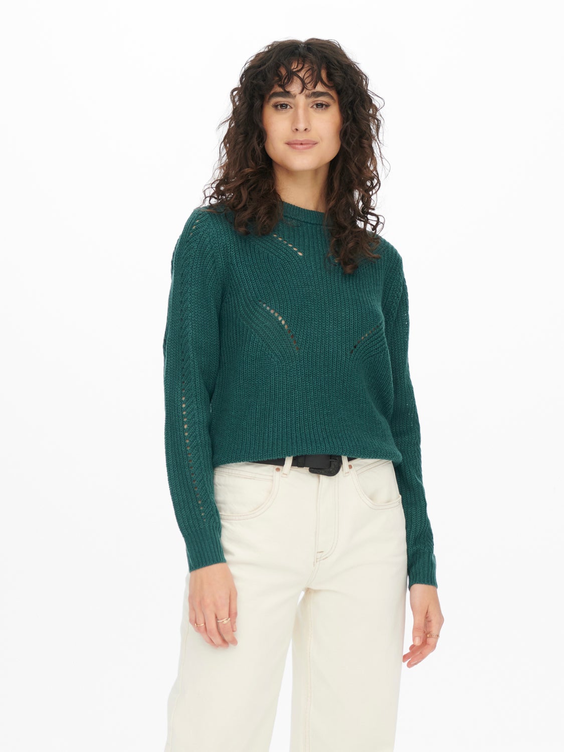Solid colored Knitted Pullover