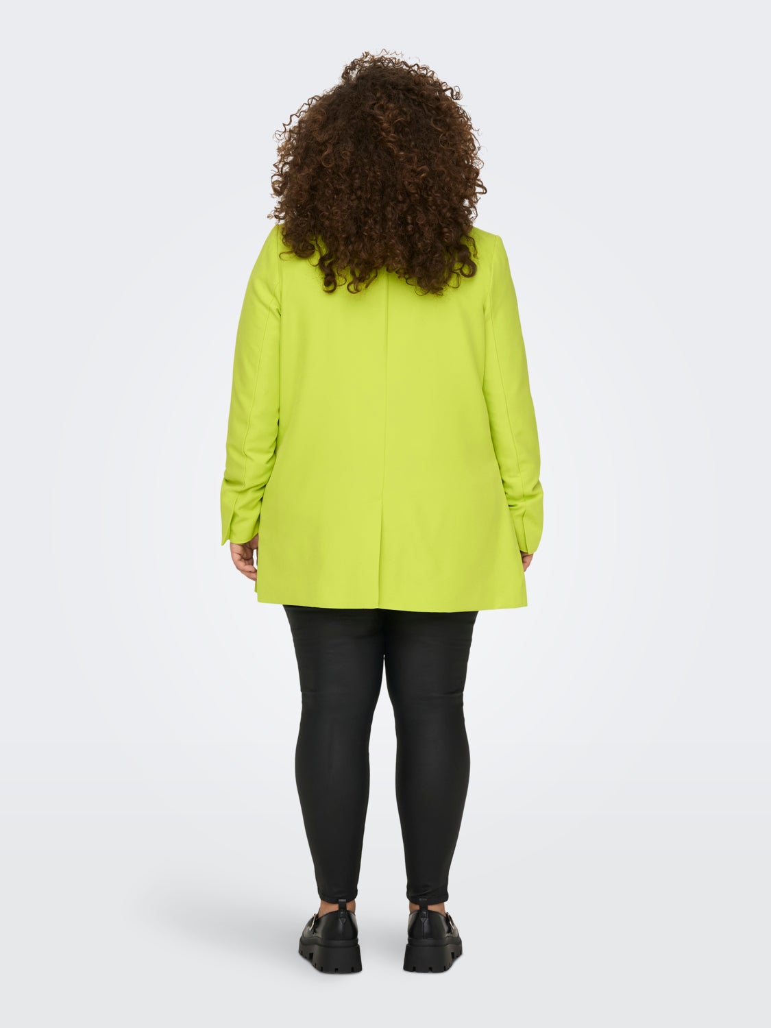 Curvy Solid colored Blazer