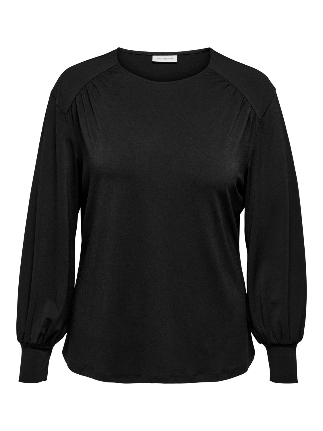 Curvy balloon sleeve top