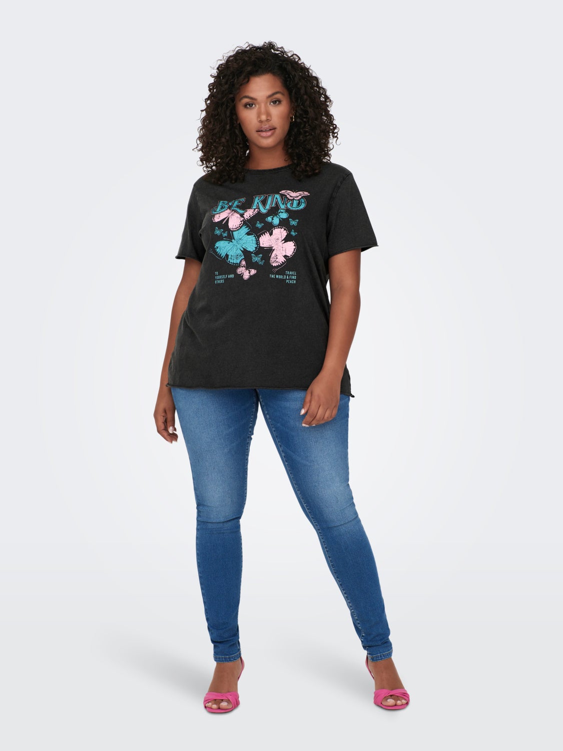 Curvy printed t-shirt