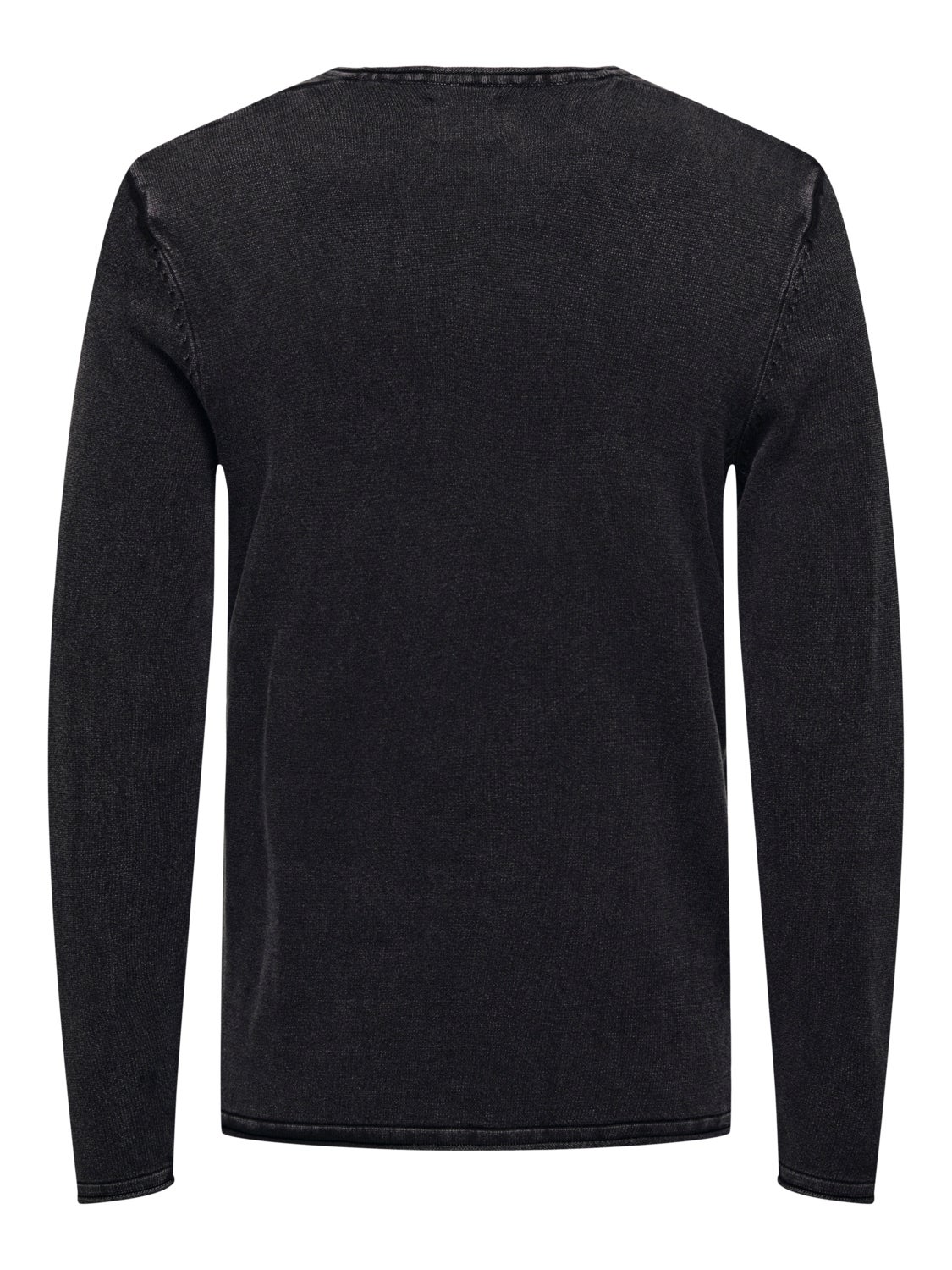 Crew neck knitted pullover