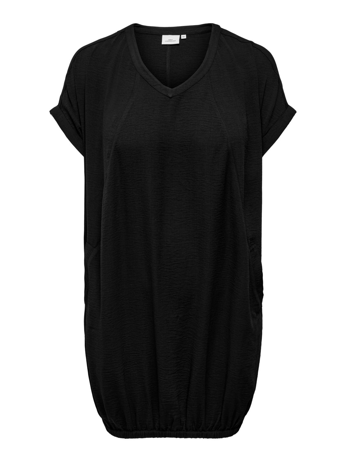 Curvy mini v-neck dress