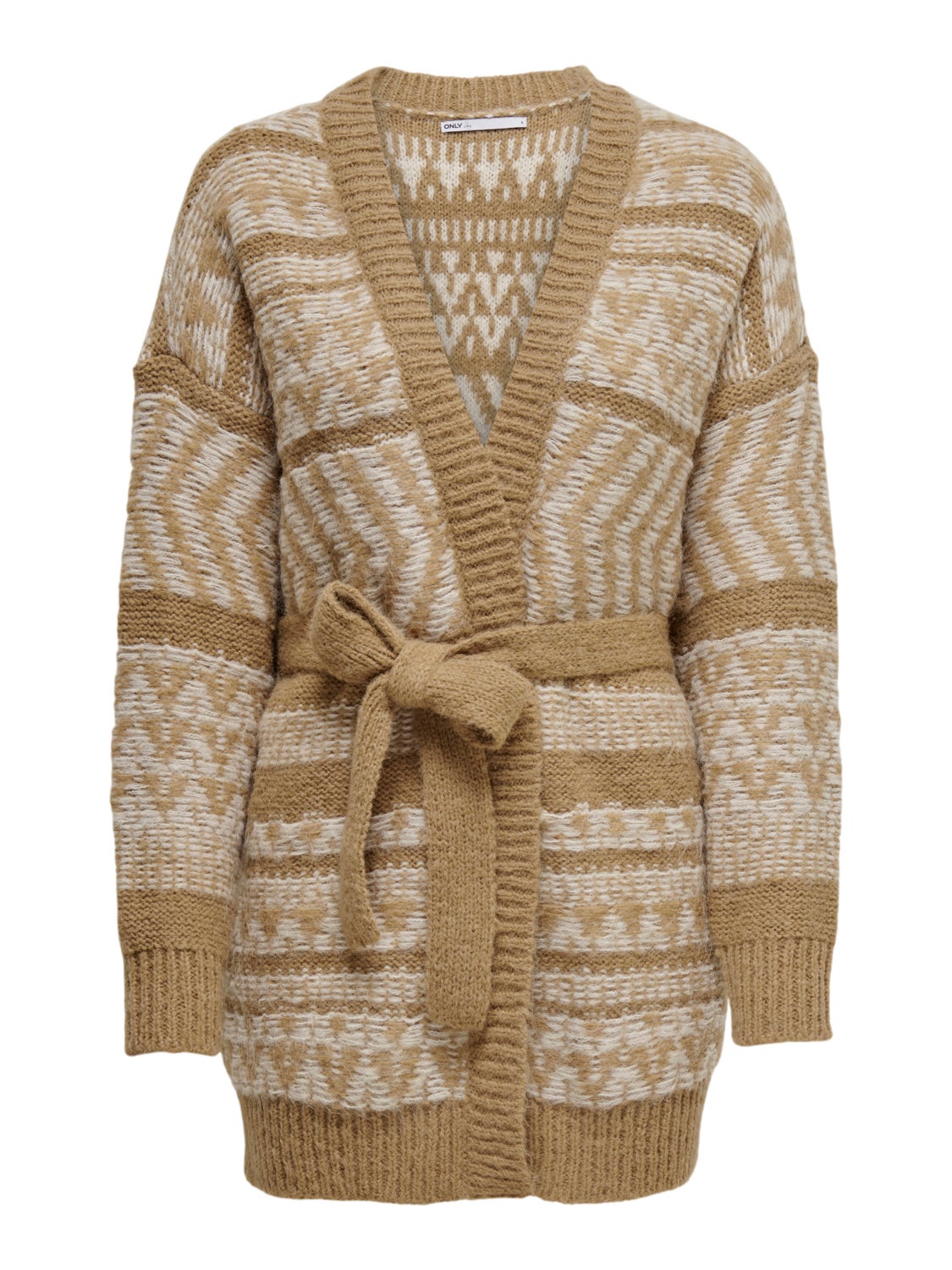 Long belted Knitted Cardigan