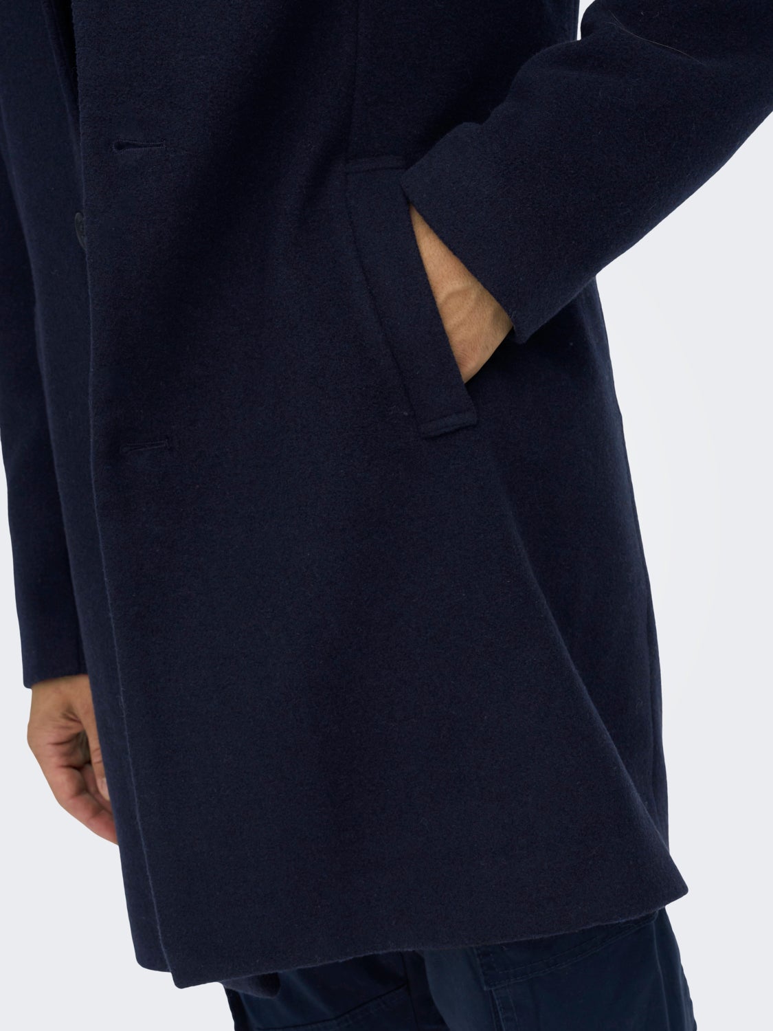 Short wool coat