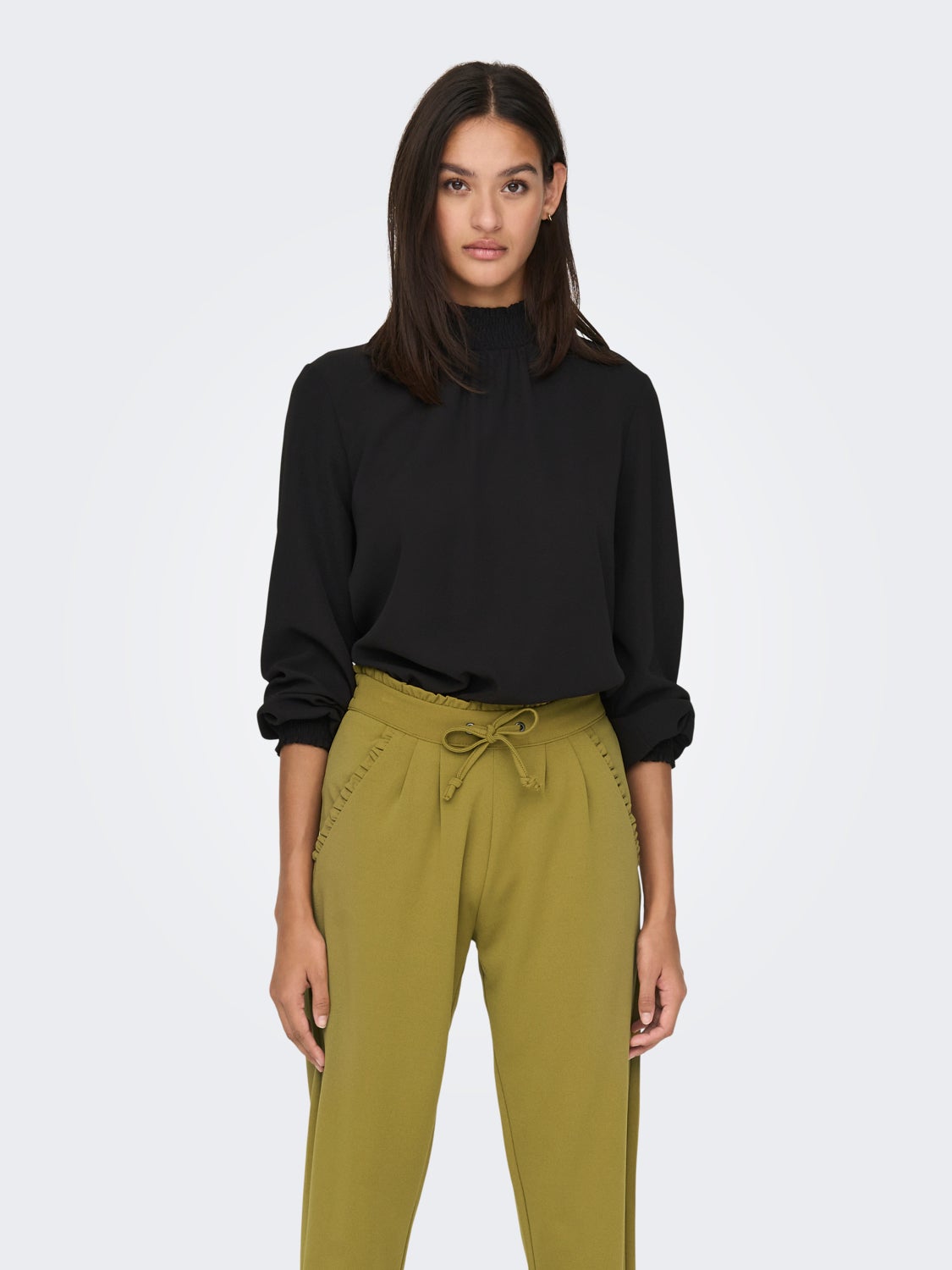Pants with side pockets