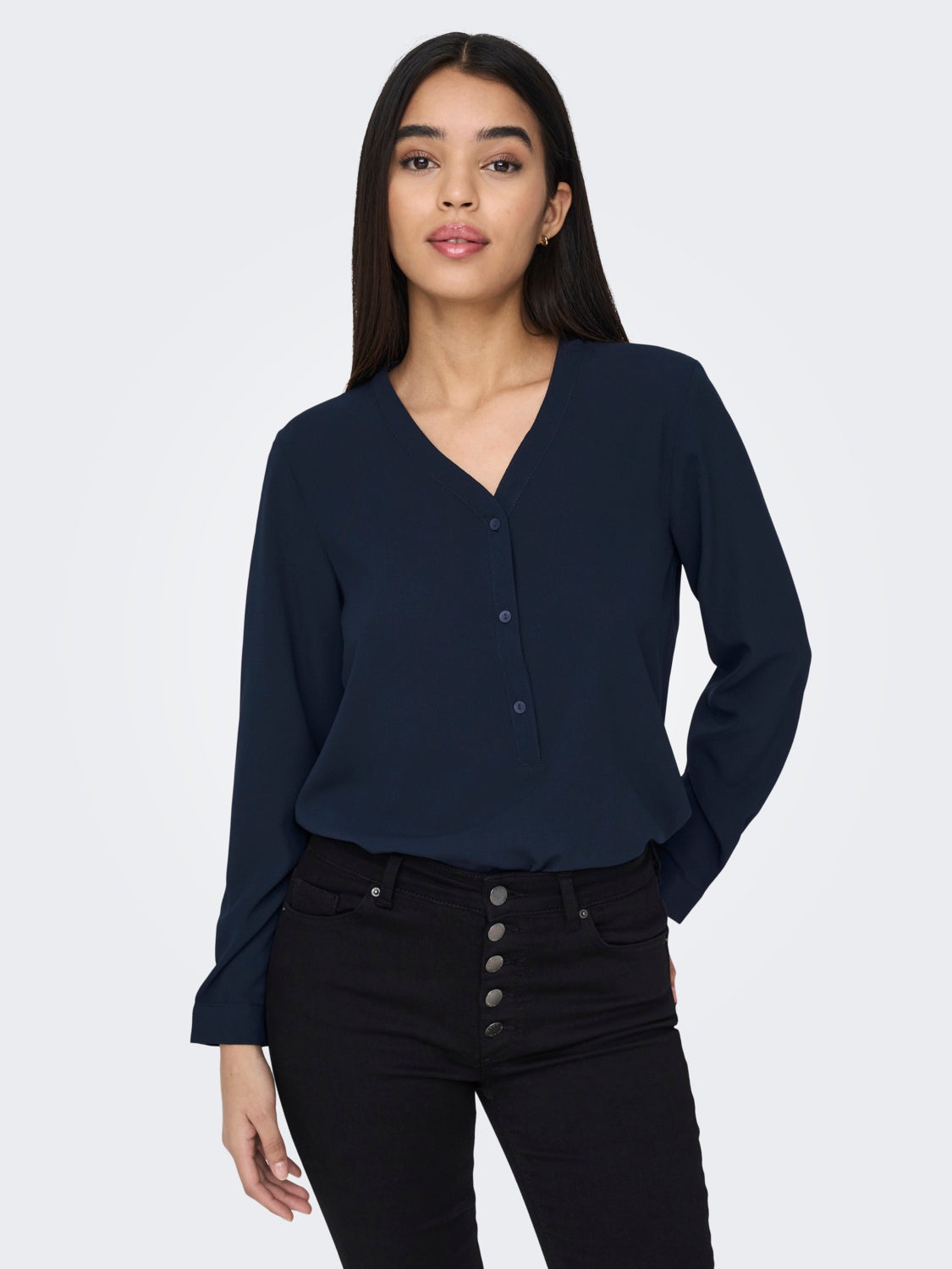 V-neck placket Shirt
