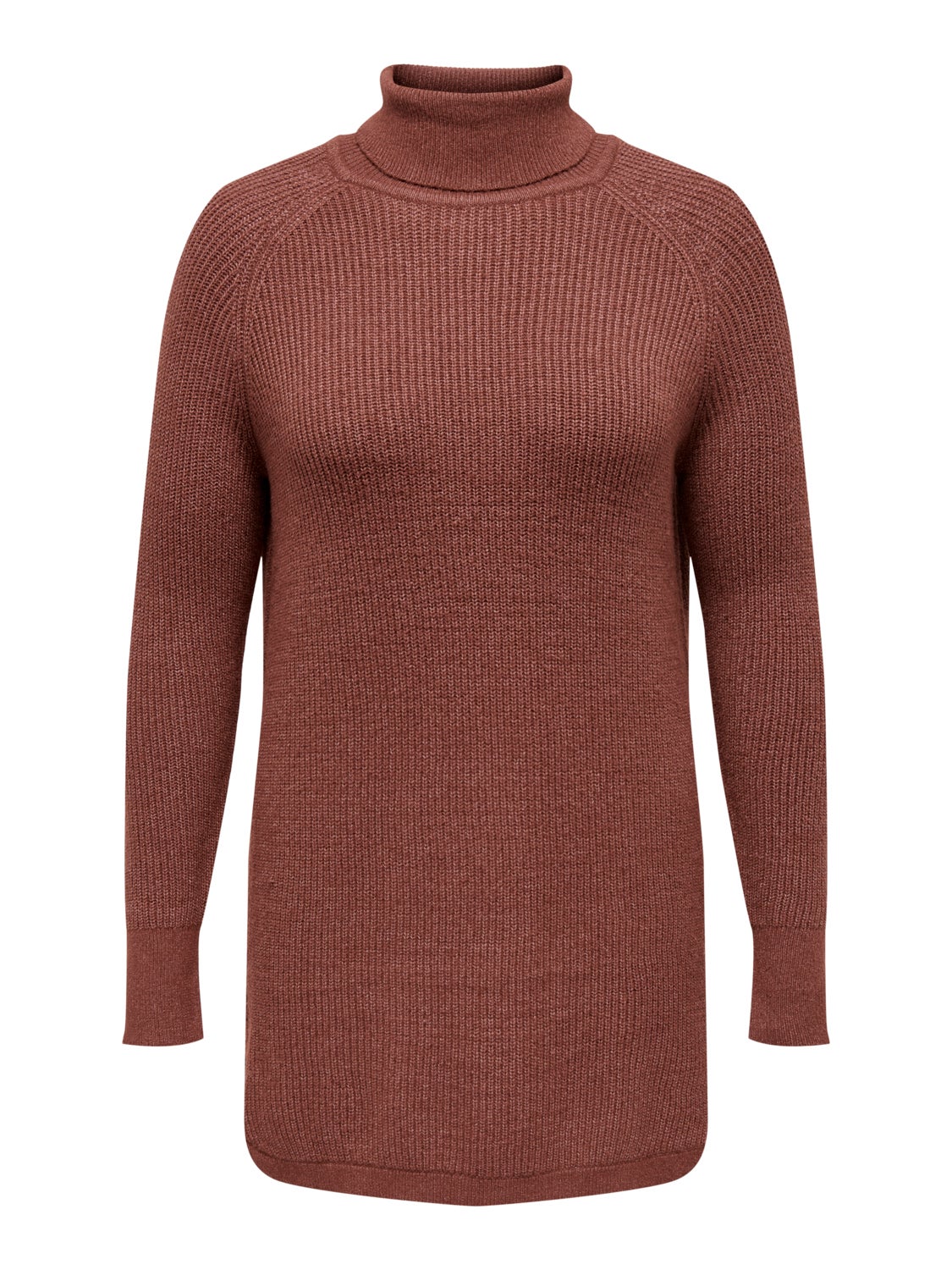 Curvy rollneck Knitted Pullover