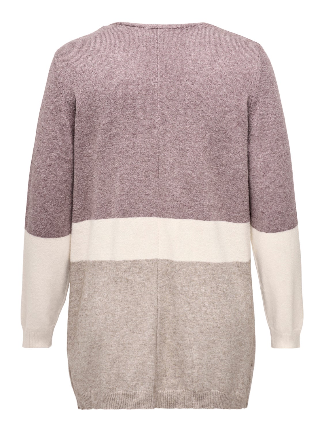 Curvy knitted cardigan