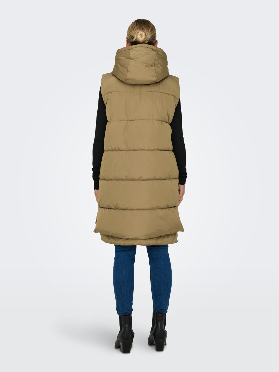 Hooded puffer vest