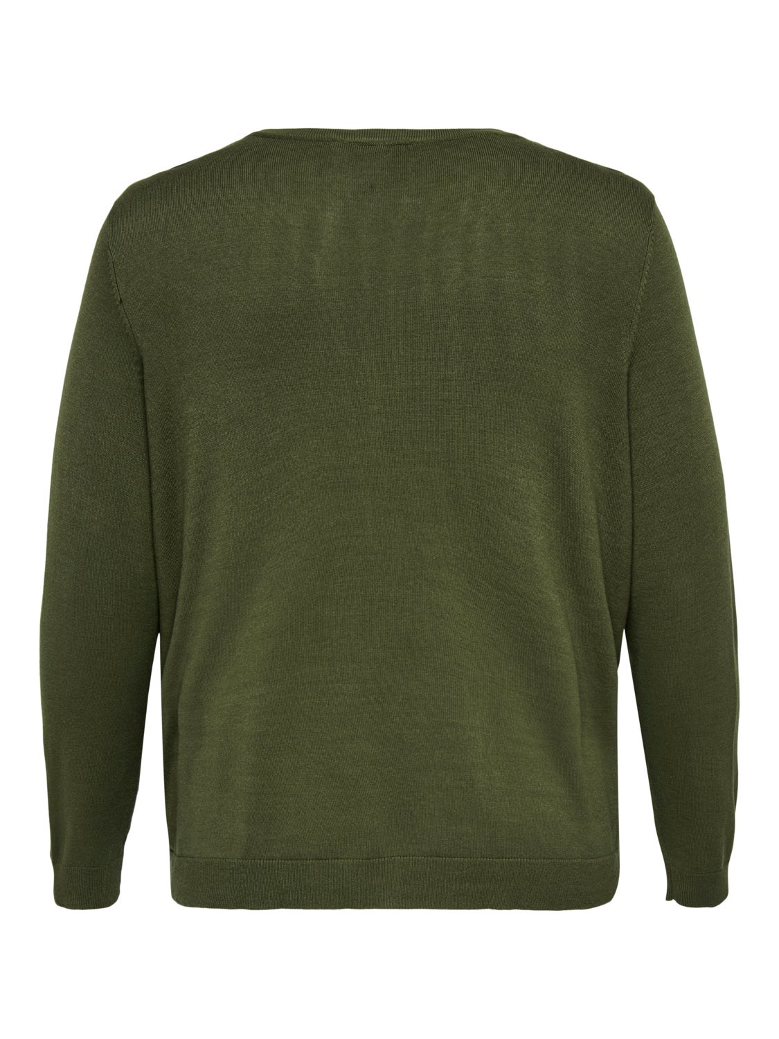 Curvy Solid Knitted Cardigan