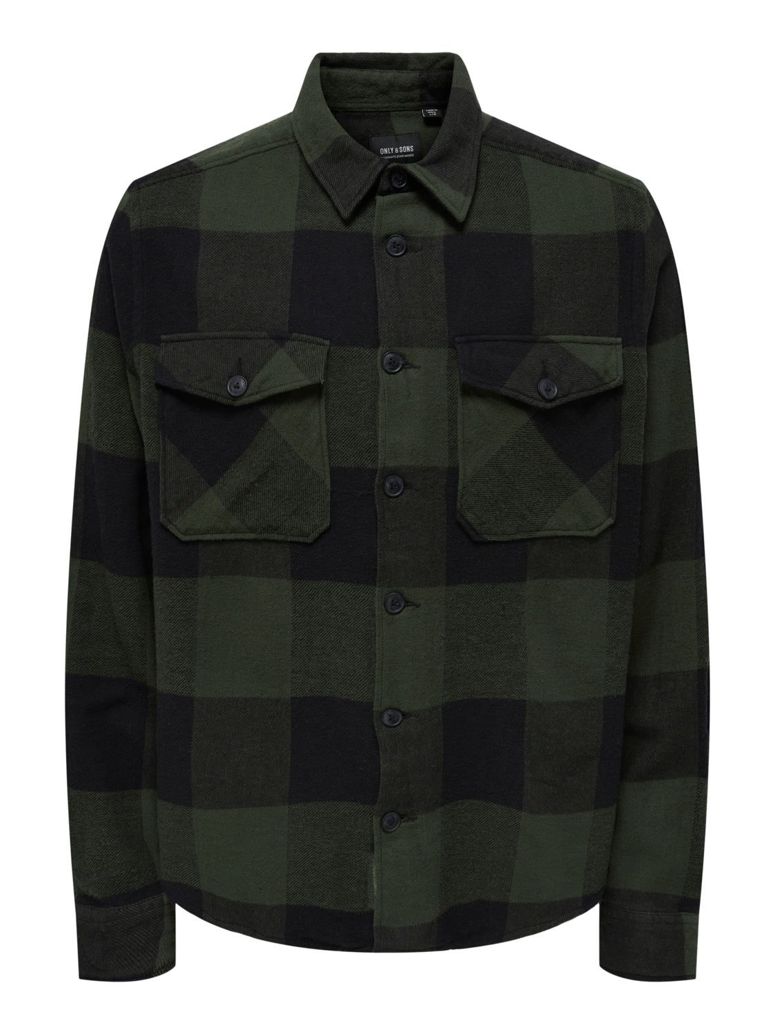 Regular fit Checked twill shirt