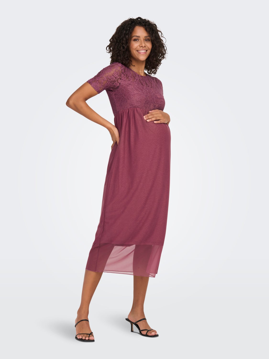 Mama Mesh Midi dress