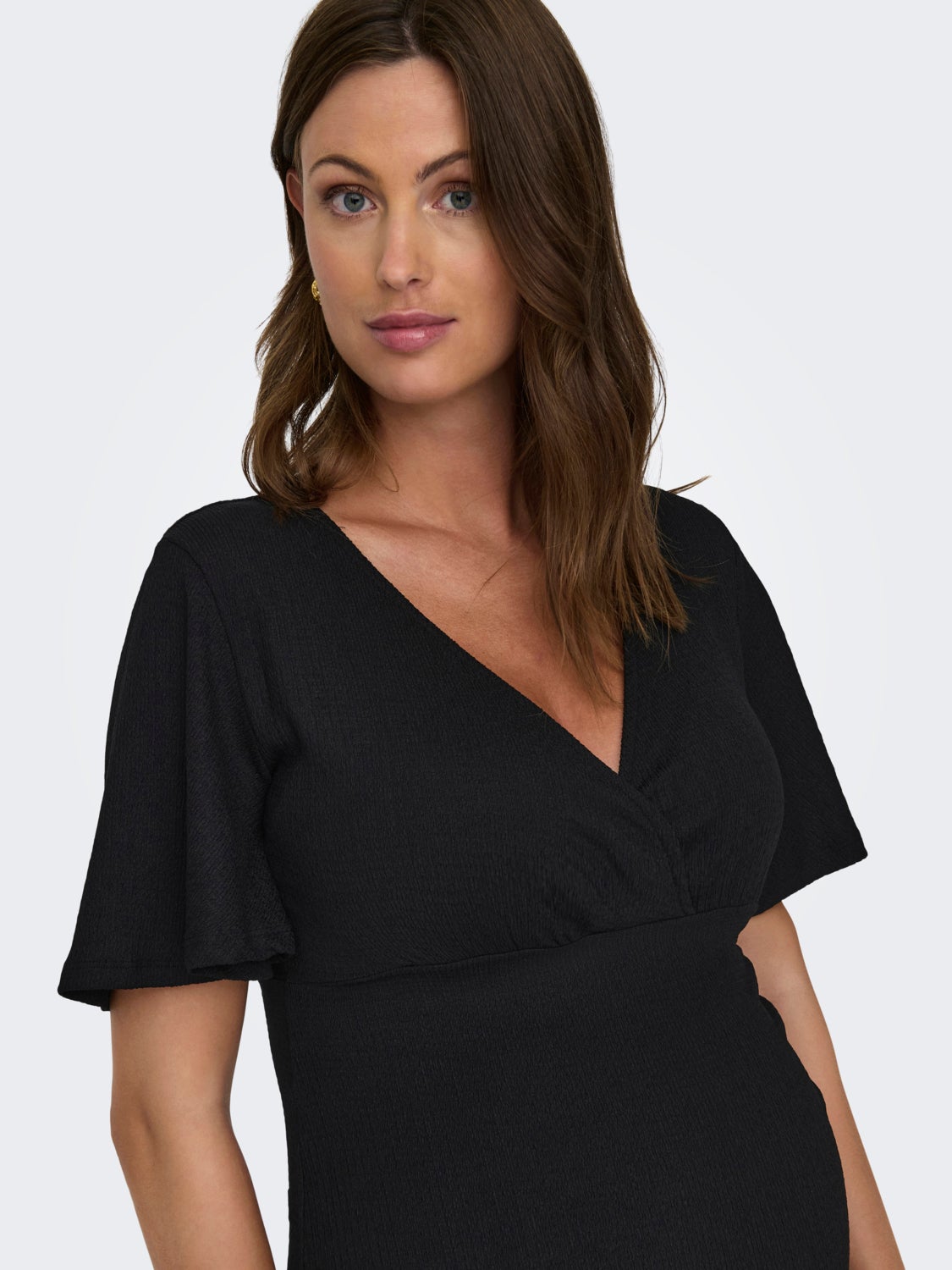 Mama v-neck dress