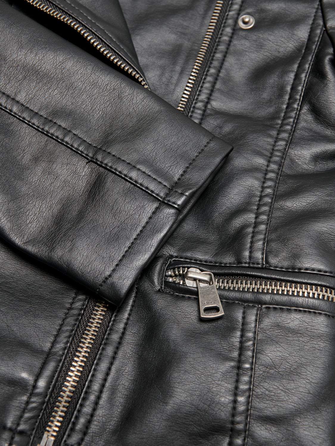 Biker Faux Leather Jacket