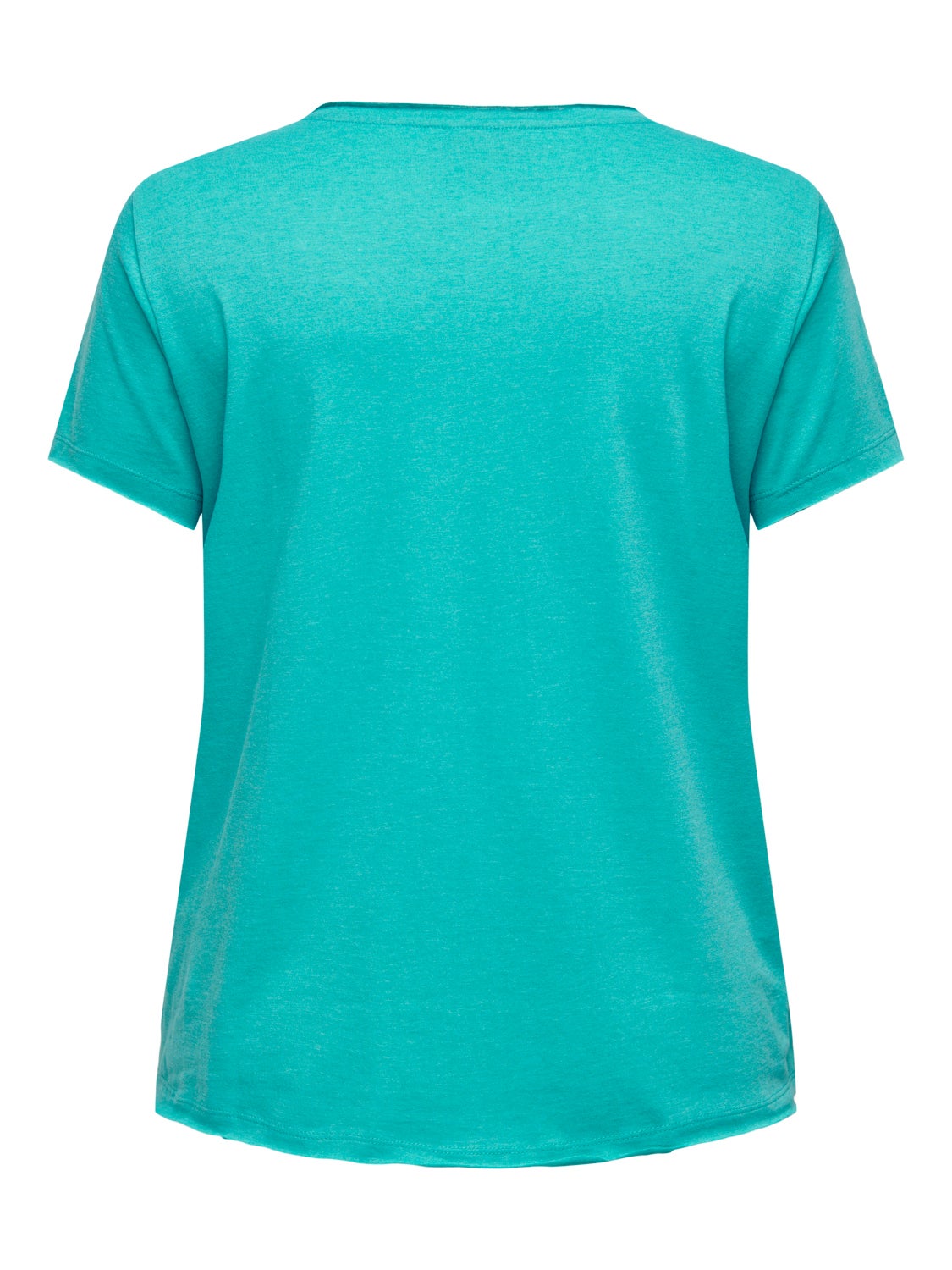 Curvy Printed v-neck T-shirt
