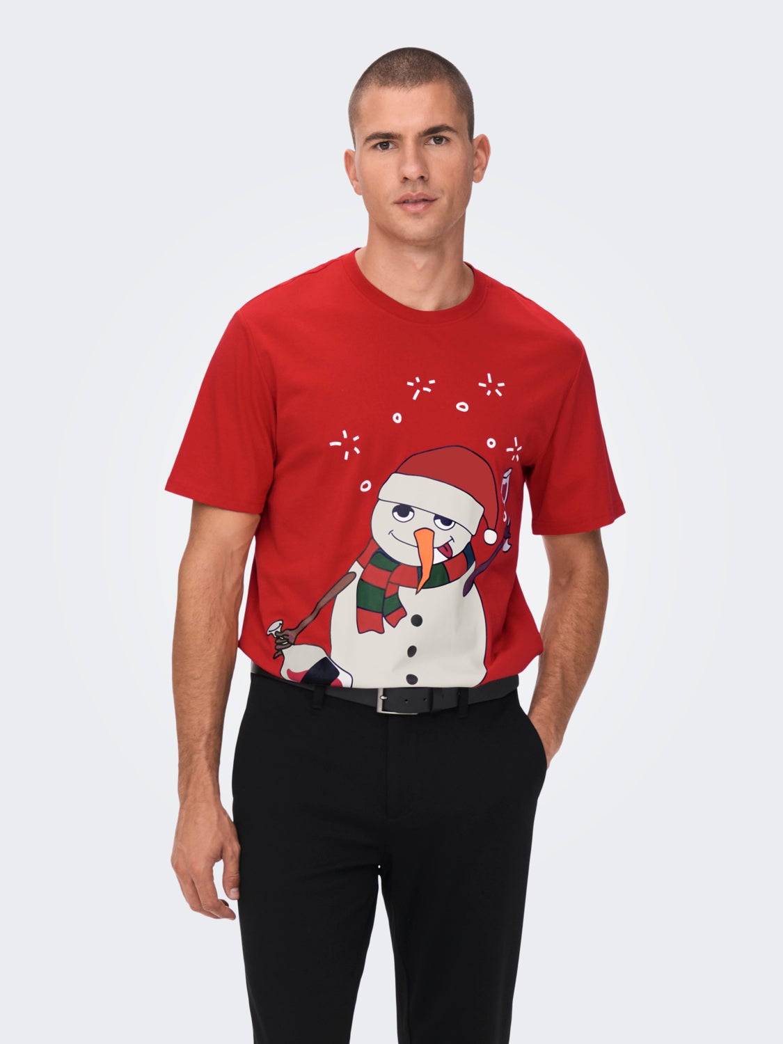 T-shirt with christmas print