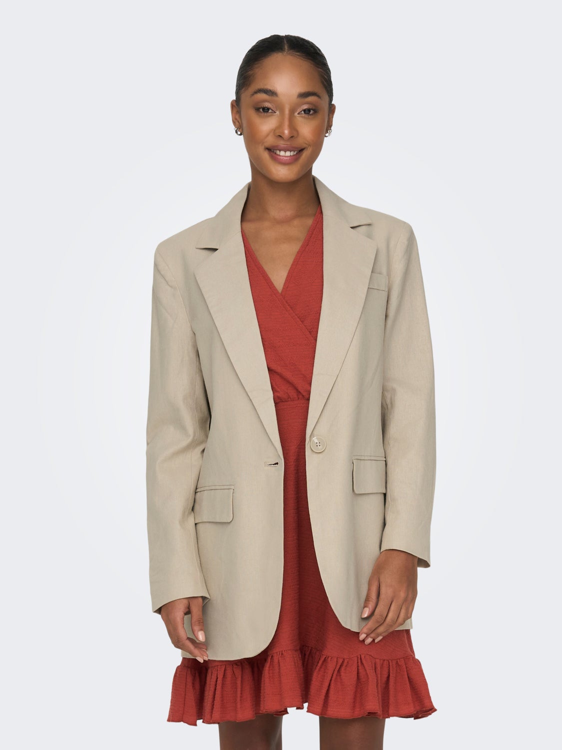 Oversize Fit Reverse Blazer