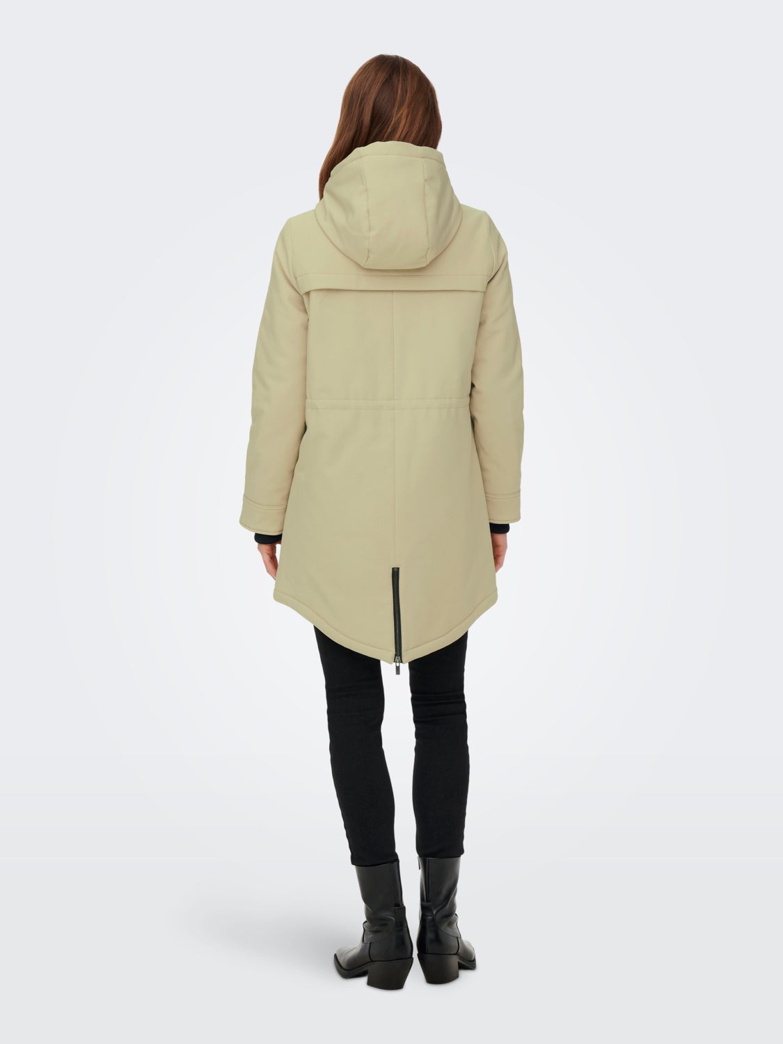 Long jacket with pockets