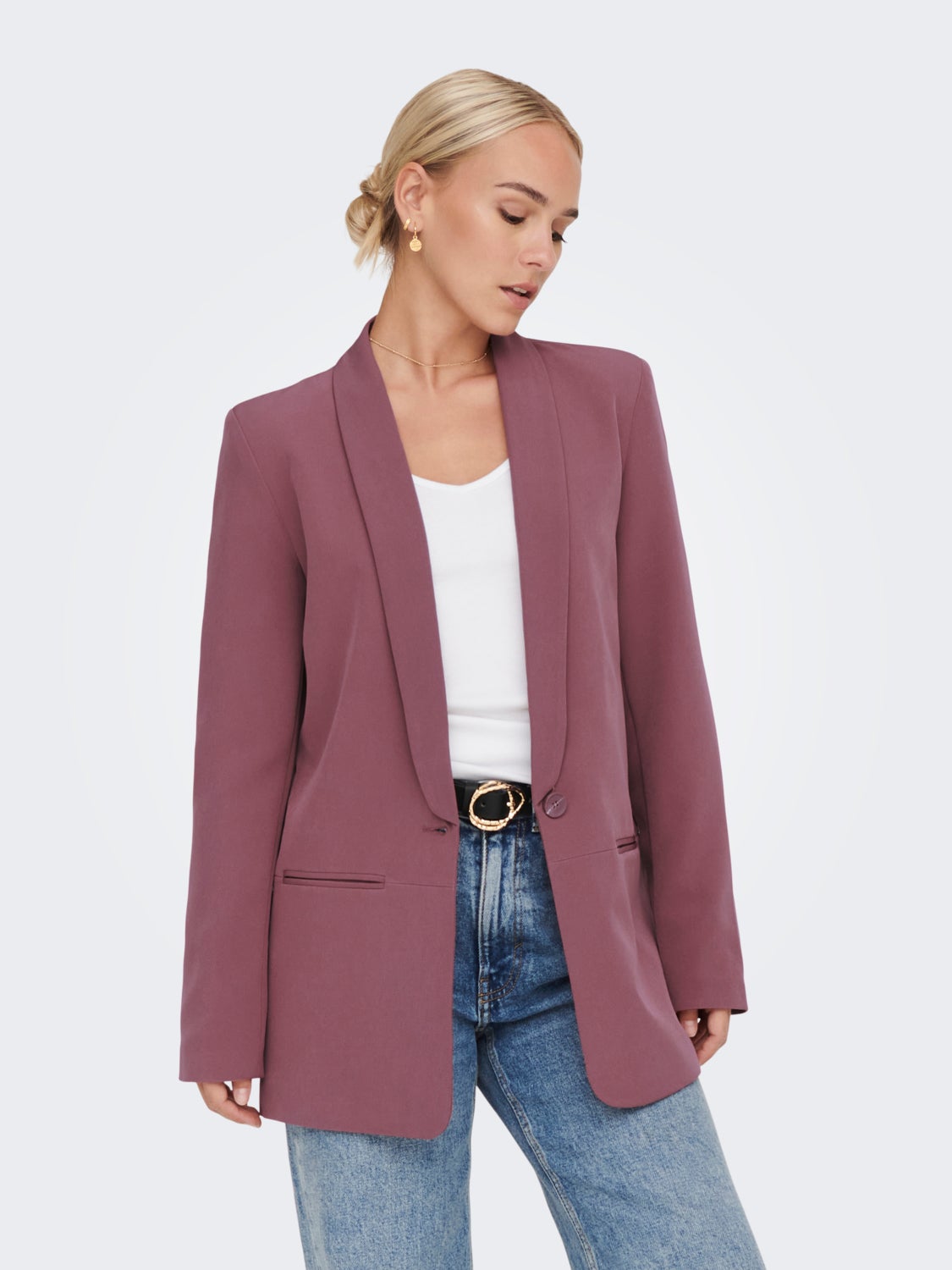 Classic box fit blazer