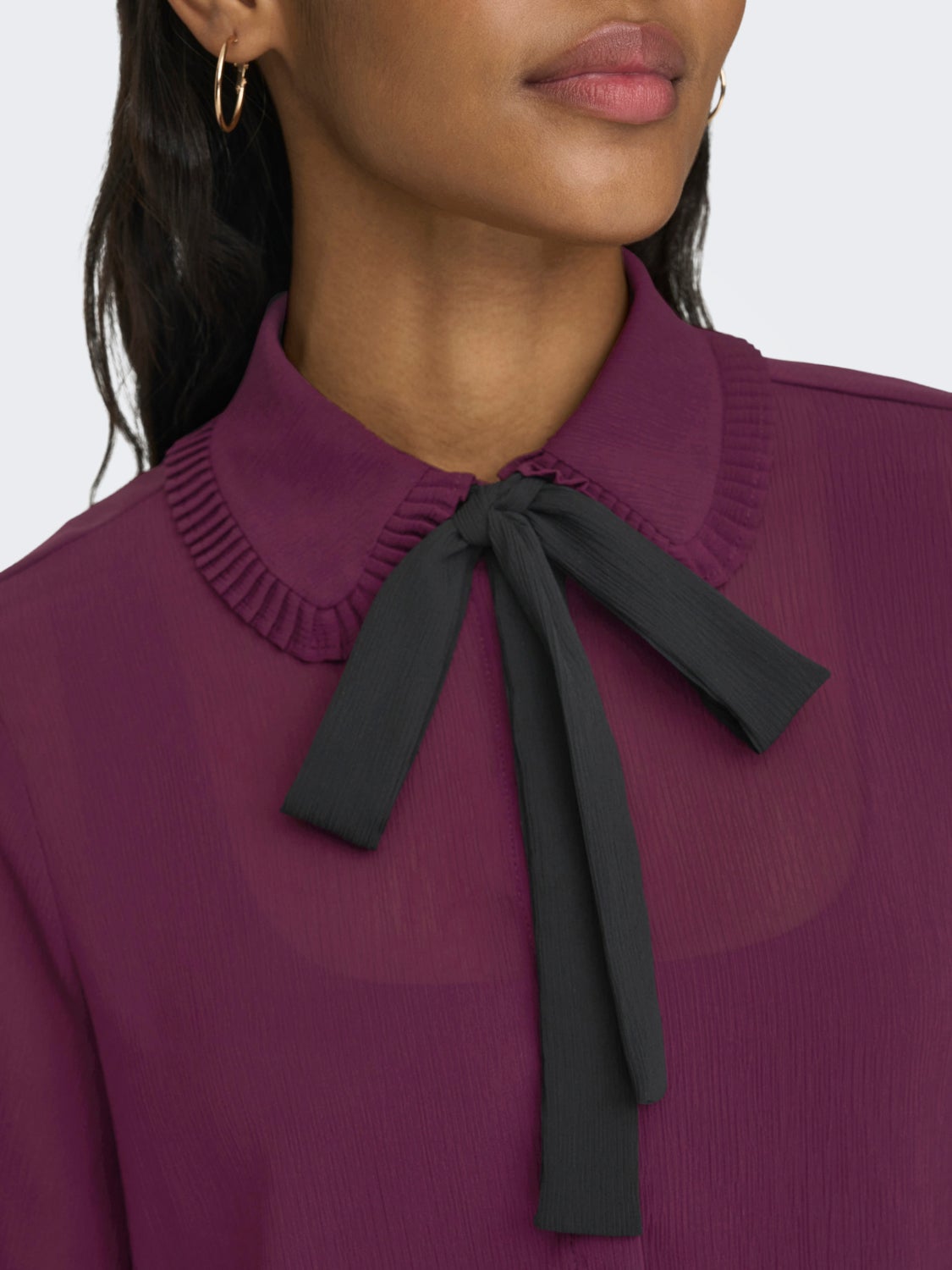 Shirt With Bow Detail