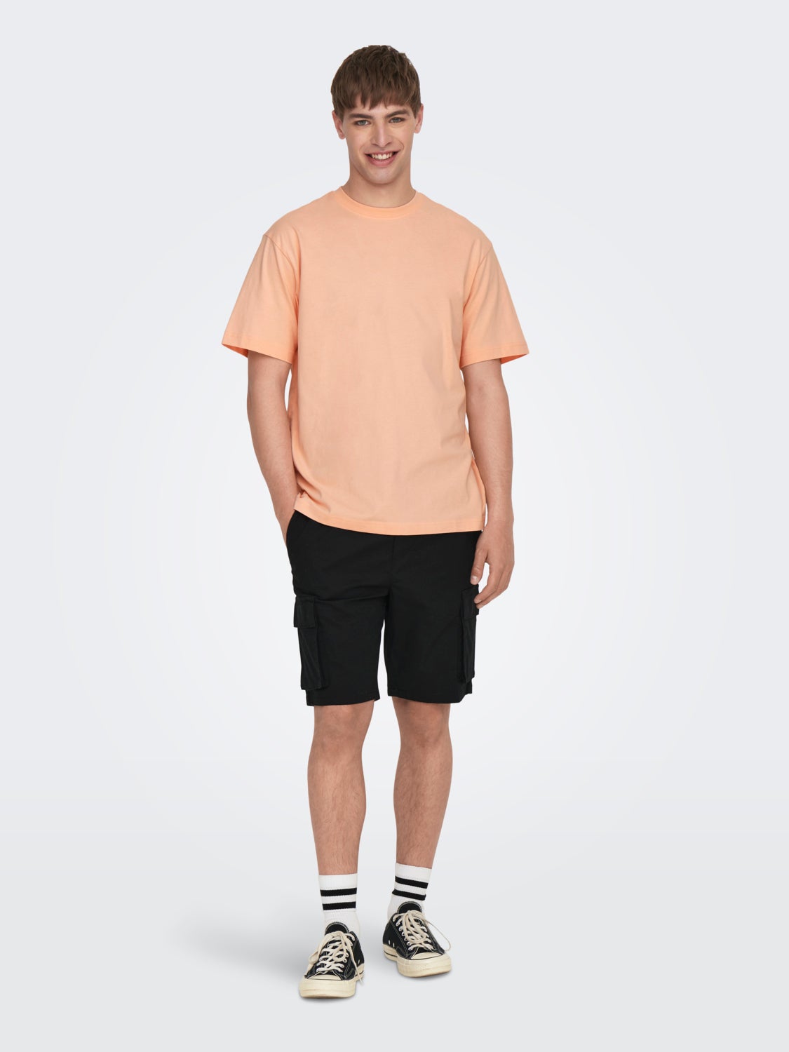 Oversized o-hals t-shirt