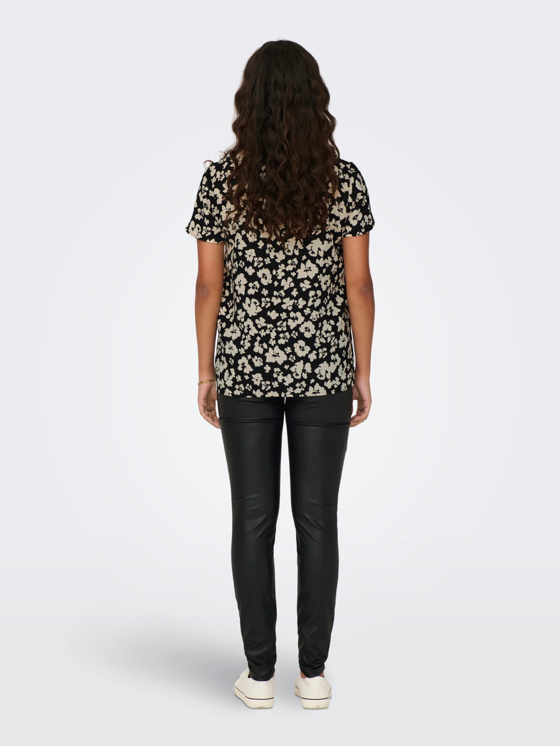 O-neck top with print