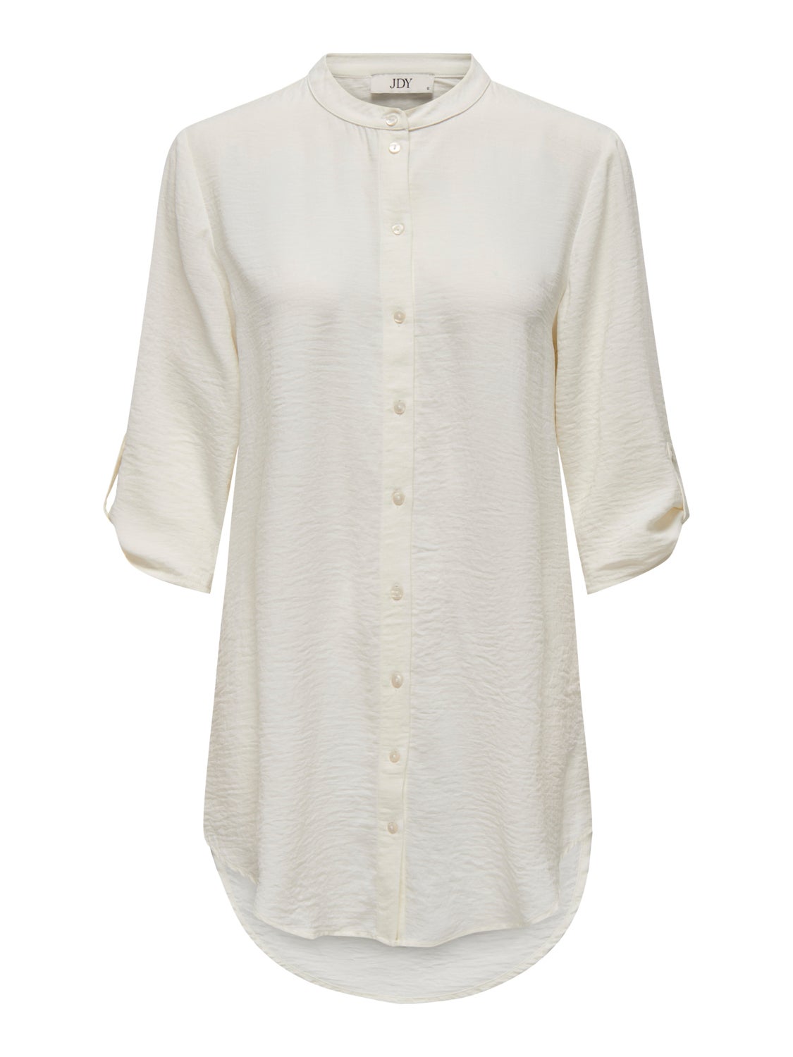 Mini shirt dress with china collar