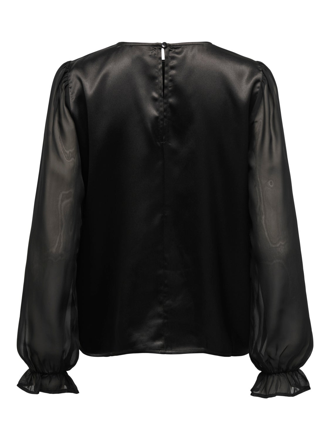 Regular Fit O-Neck Volume sleeves Top