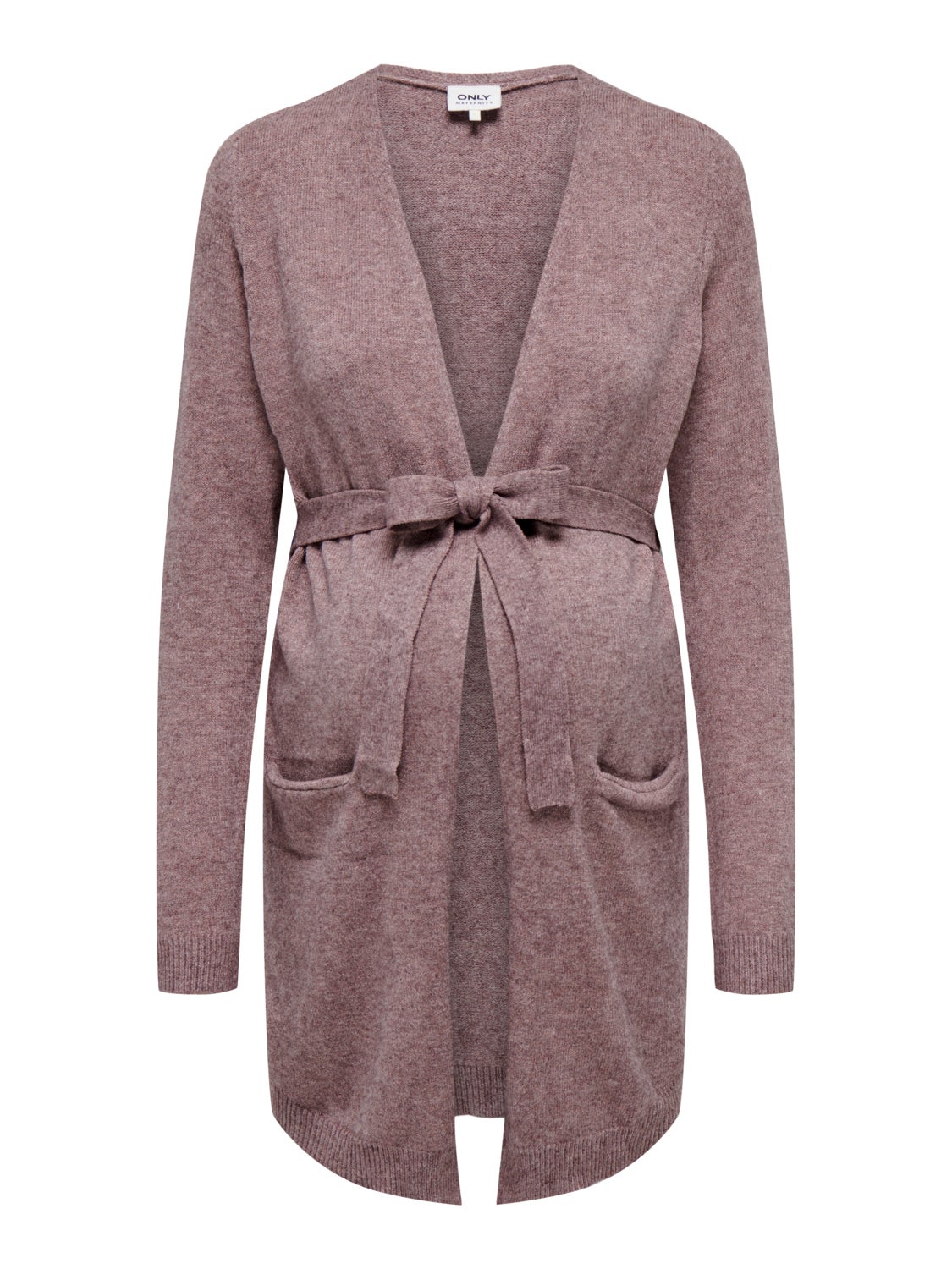 Mama Long Belt Knitted Cardigan