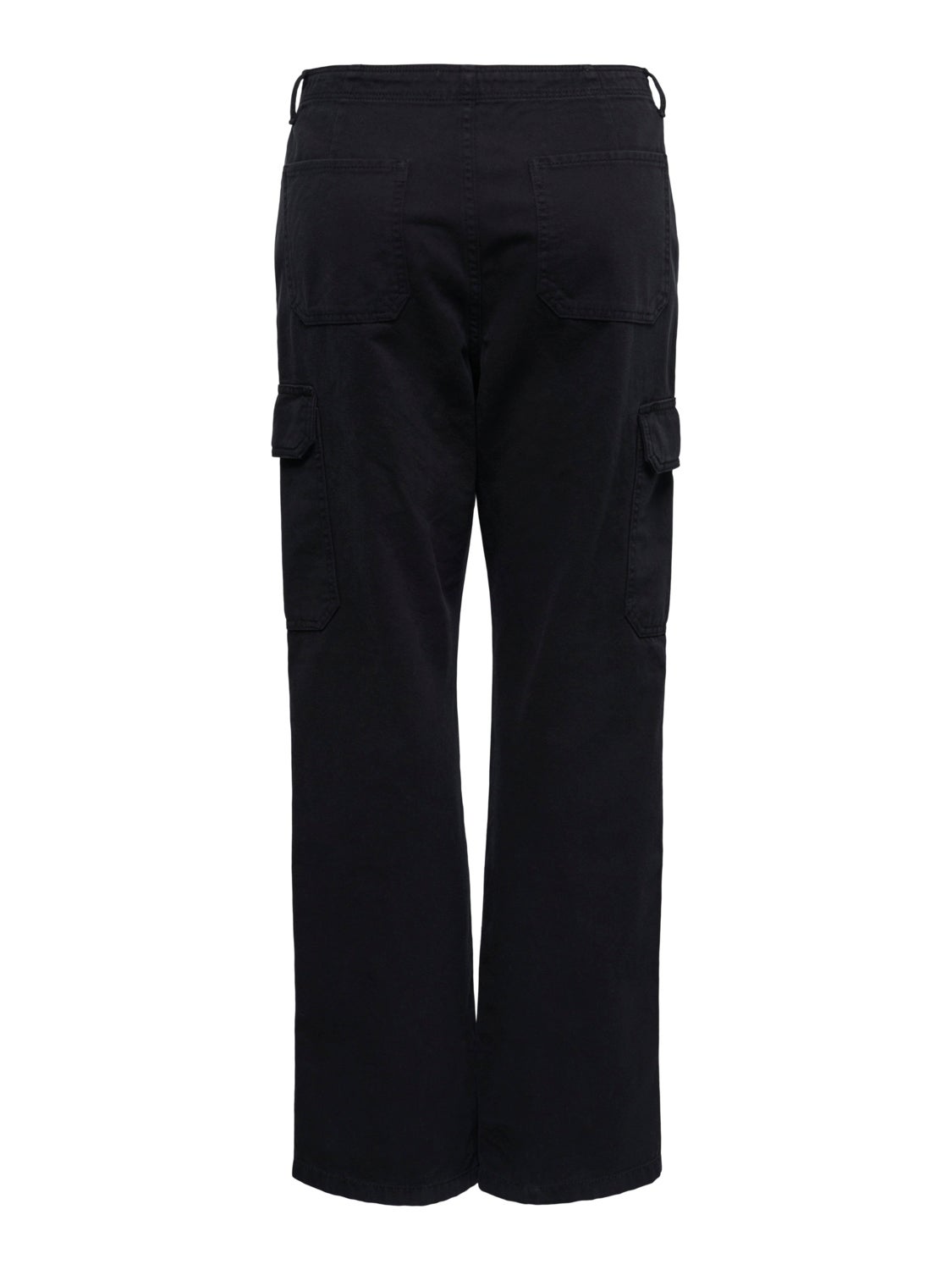 Loose fit cargo pants with high waist