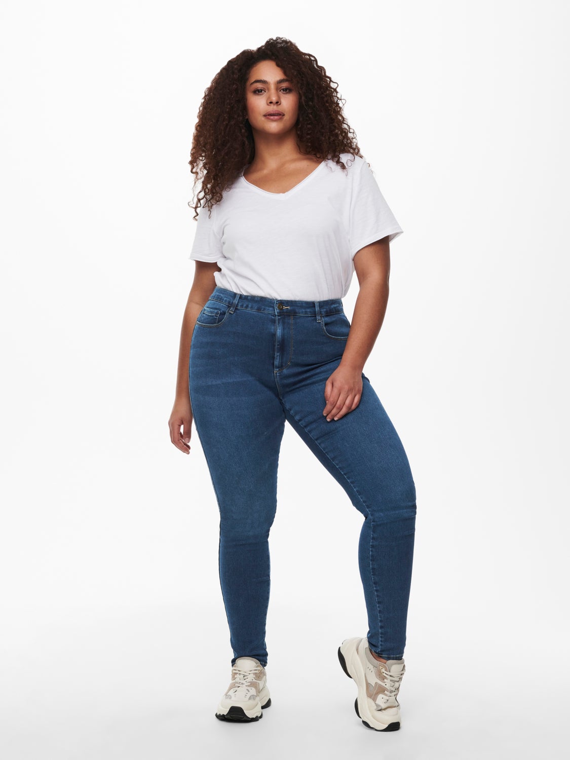 Curvy caraugusta hw Skinny fit jeans