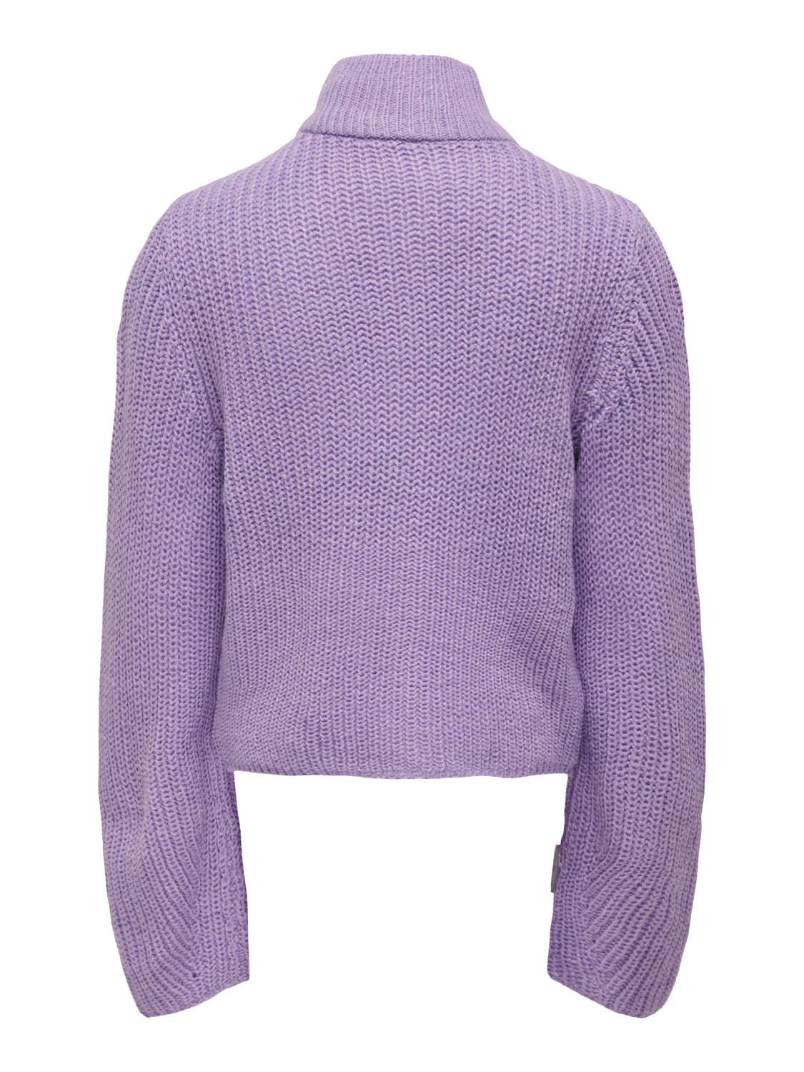 Highneck zip Knitted Pullover