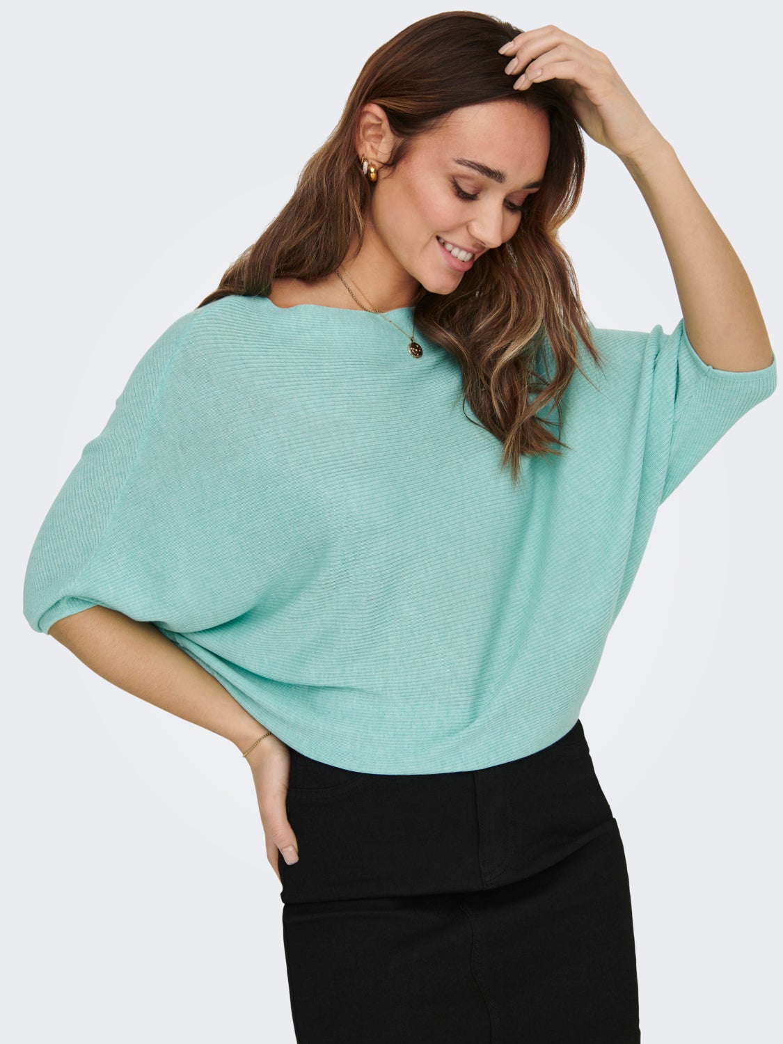 Batsleeve Knitted Pullover