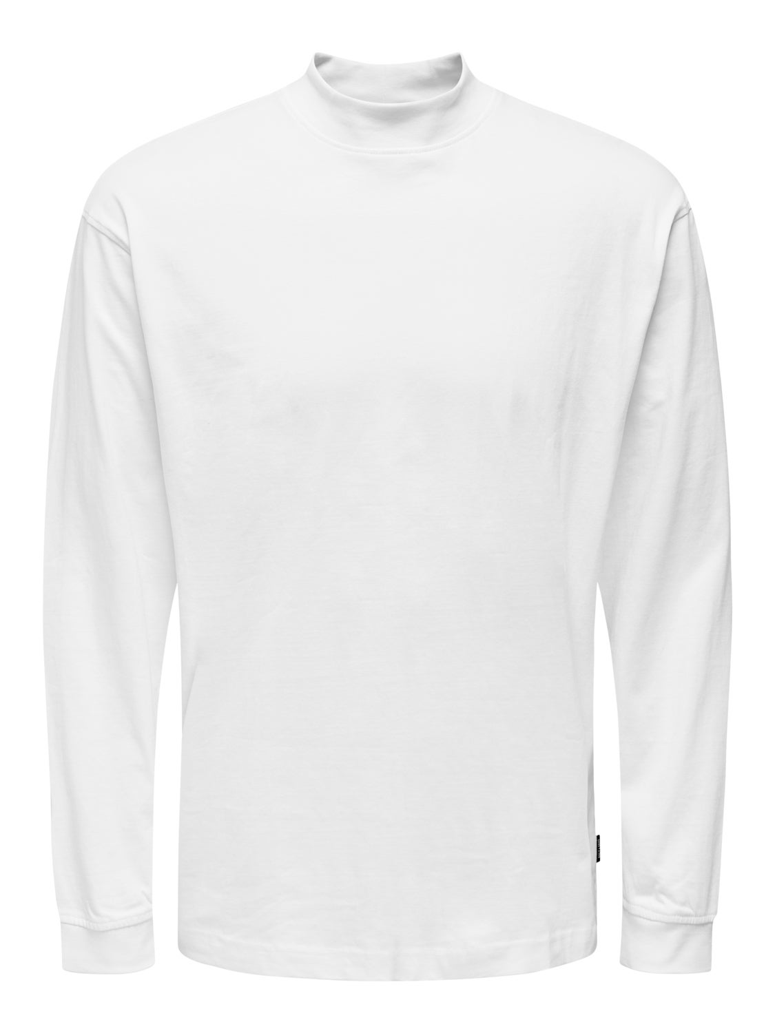Relaxed Fit Mock neck T-Shirt
