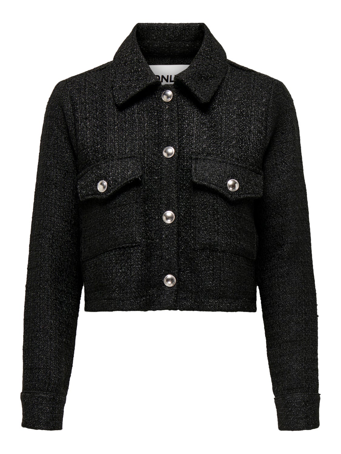 Short jacket with buttons