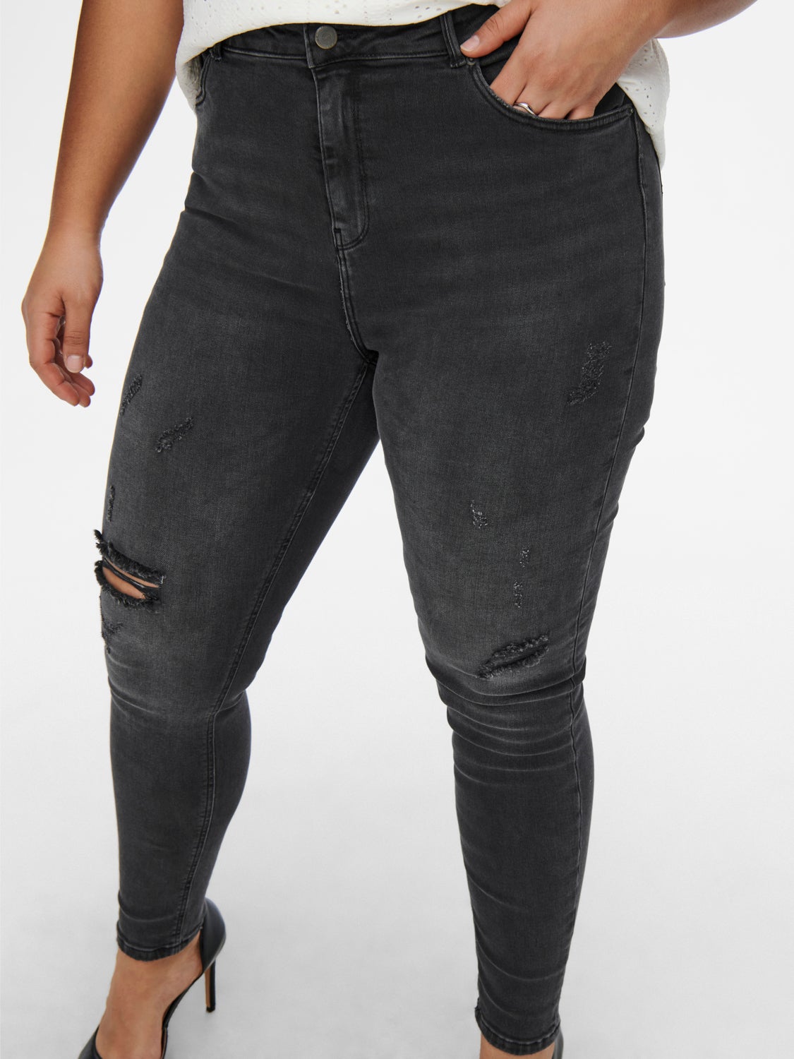 Curvy CarLaola life hw Skinny fit jeans