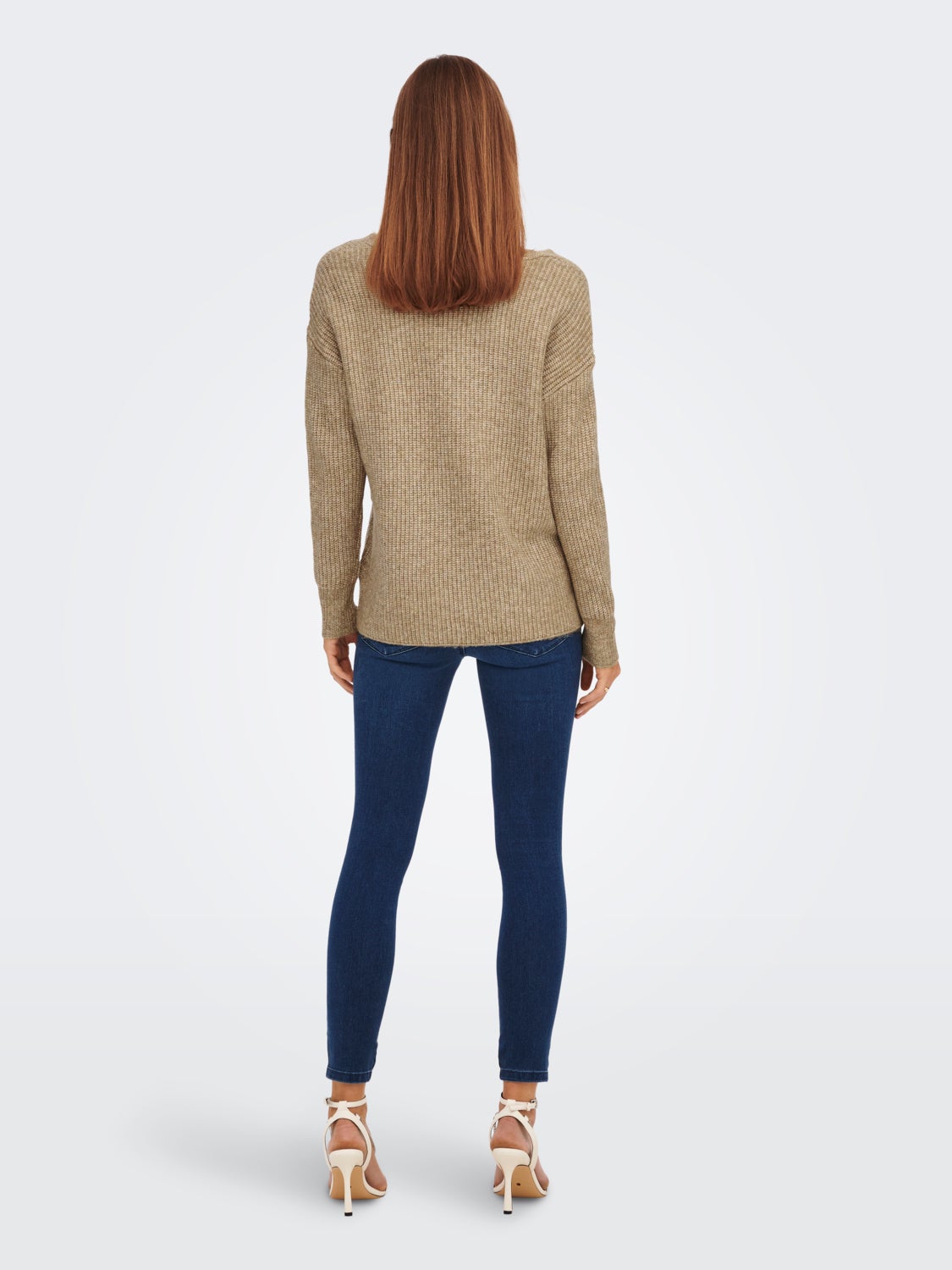 V-neck Knitted Pullover