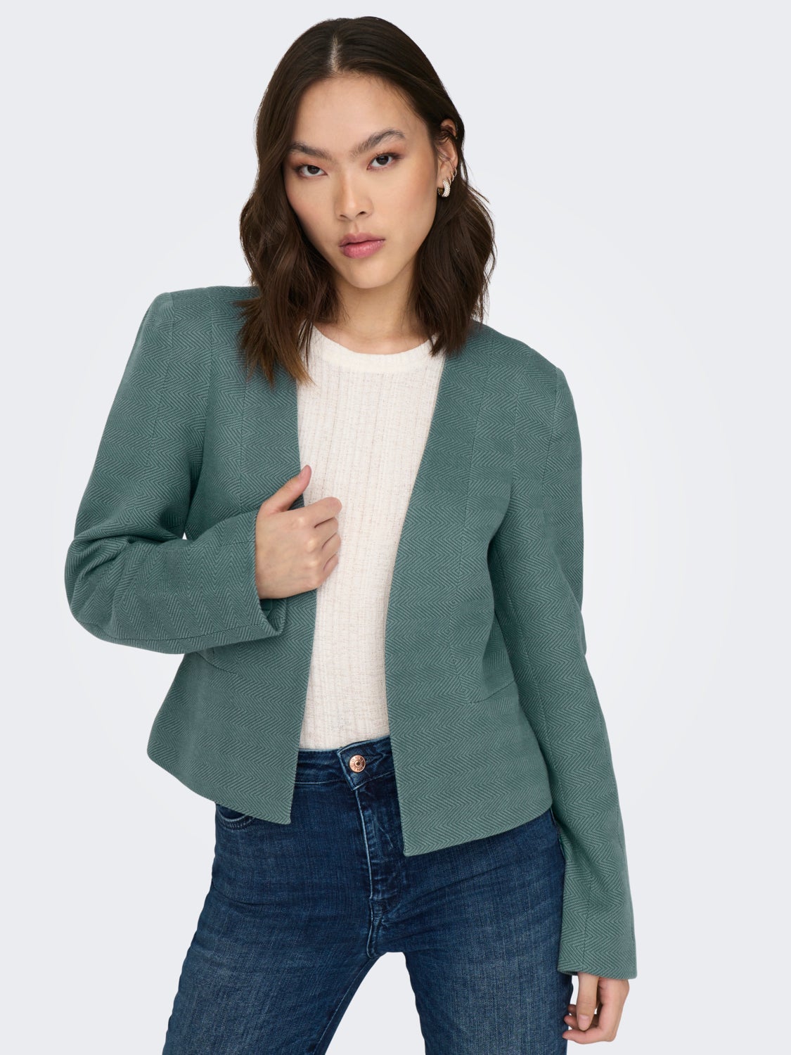 Short open blazer