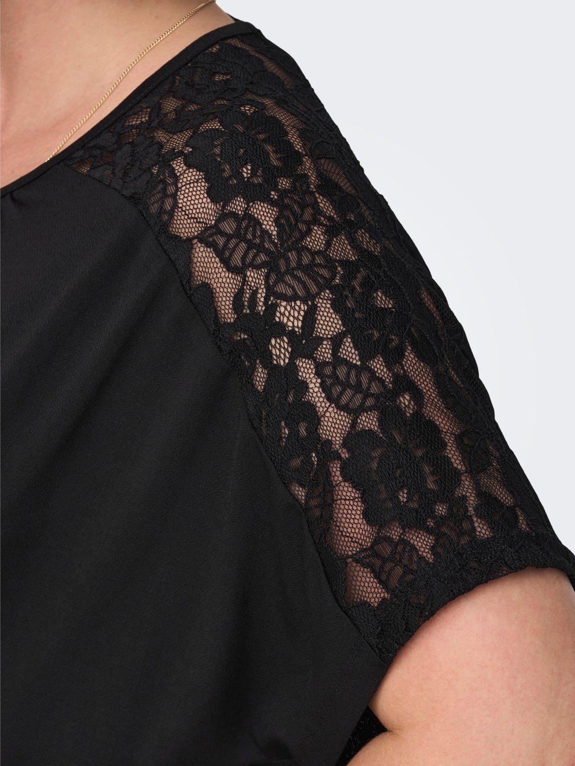 Curvy Lace Detail Dress
