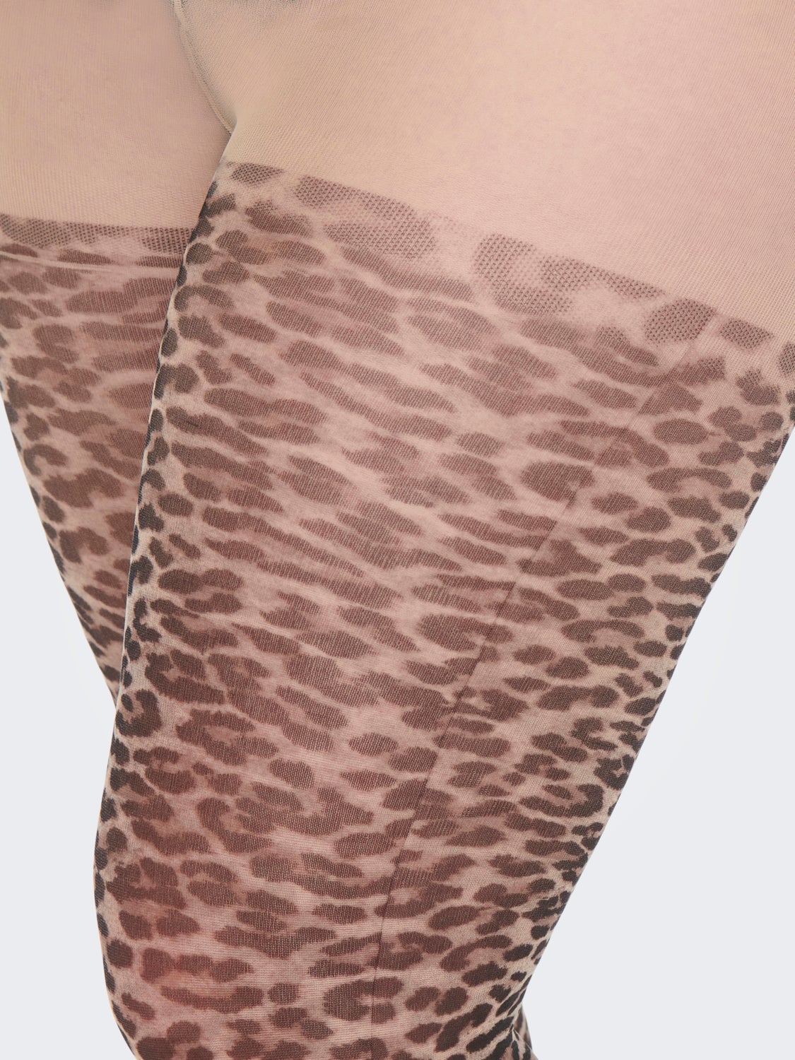 Curvy printed tights