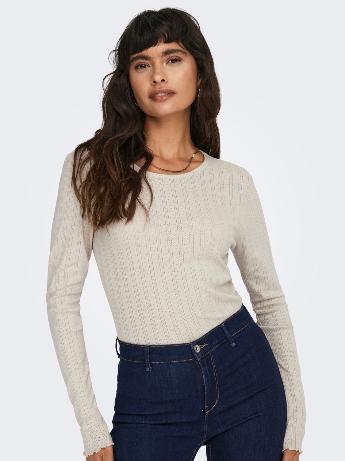 Regular Fit O-Neck Top