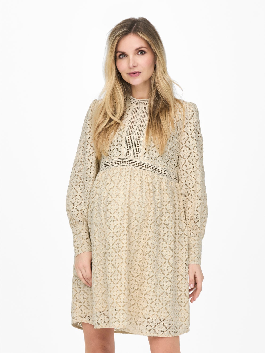 Mama lace detailed Dress