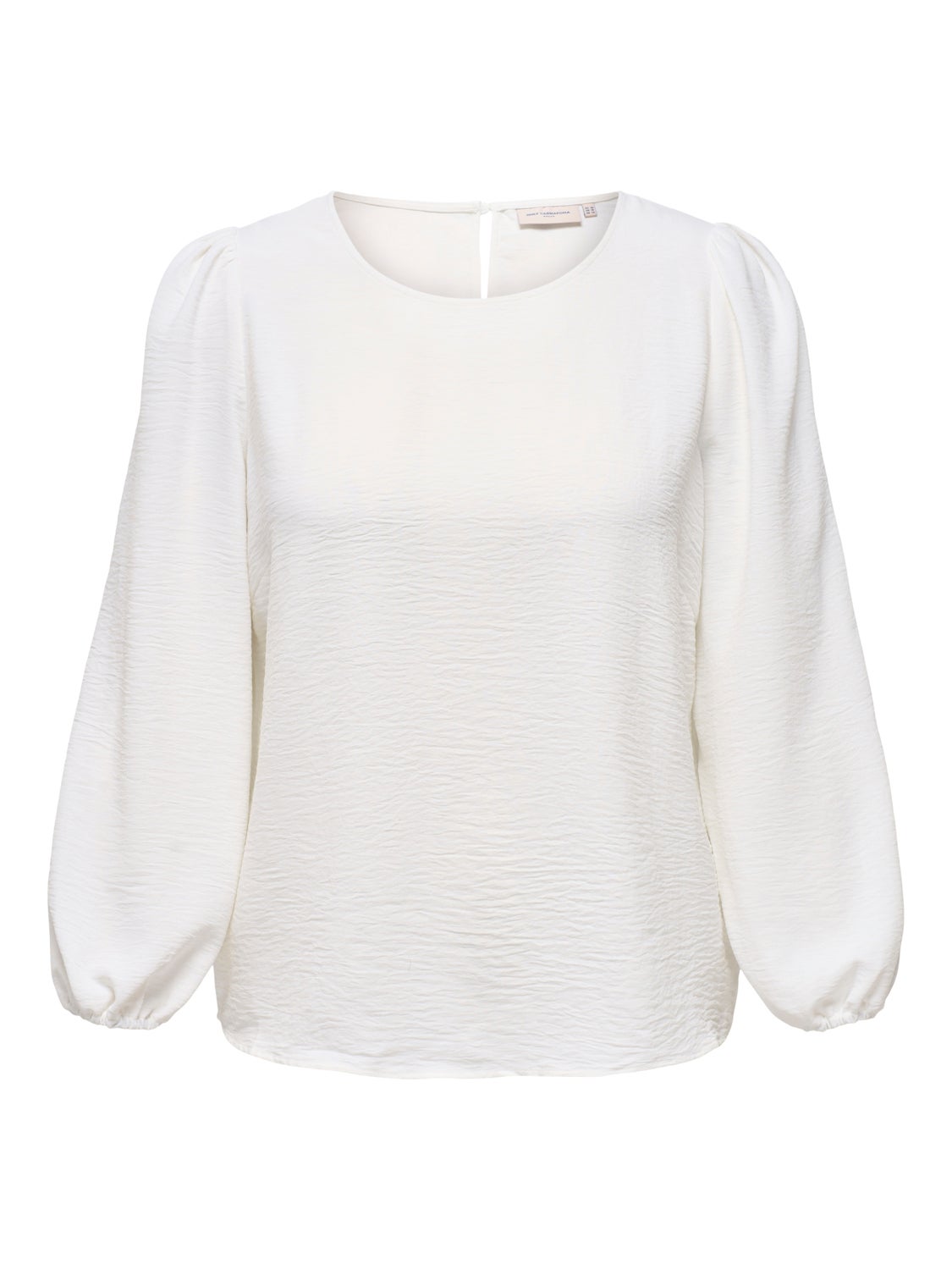 Curvy balloon sleeve top