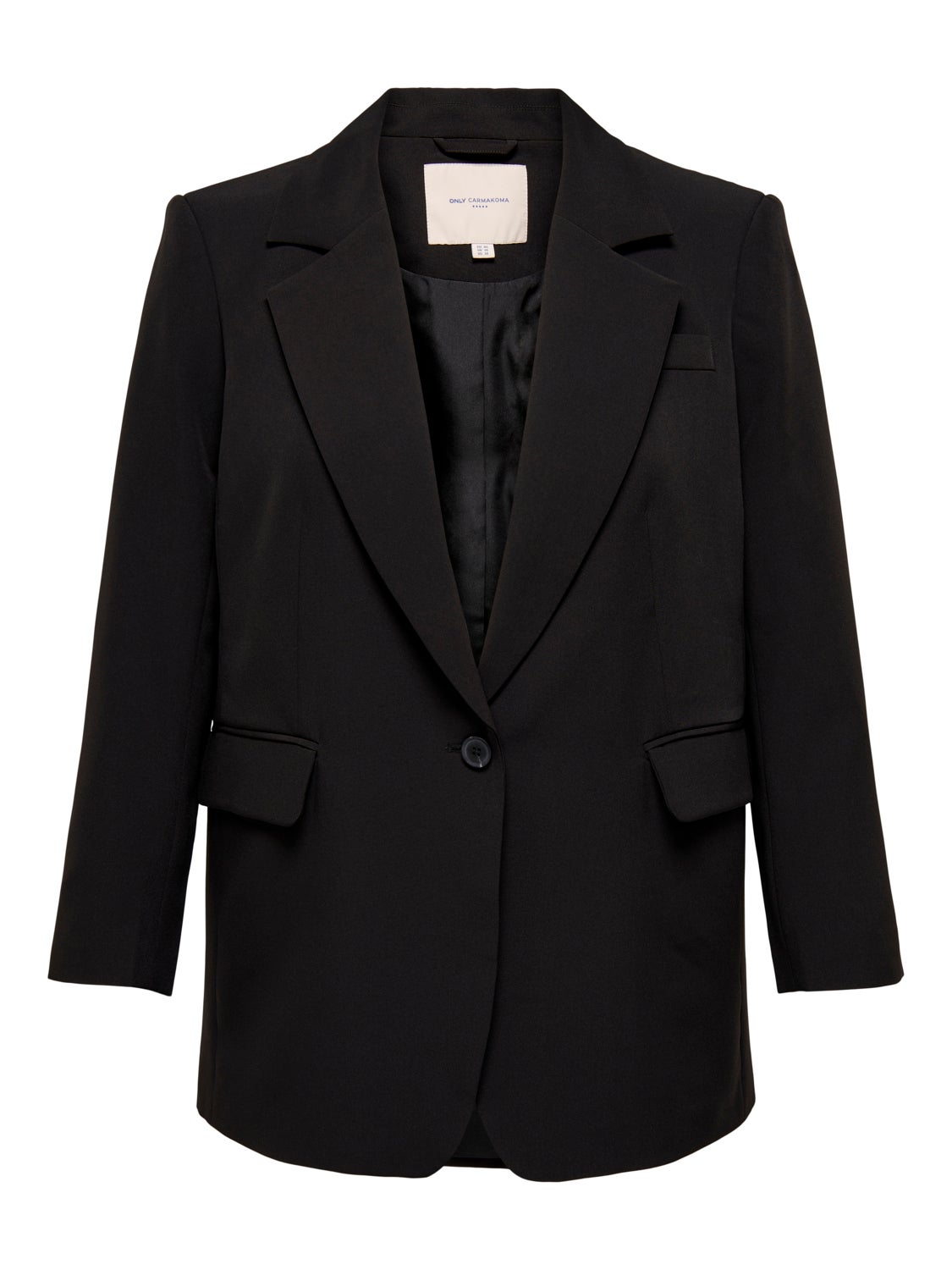 Curvy oversized reverse blazer