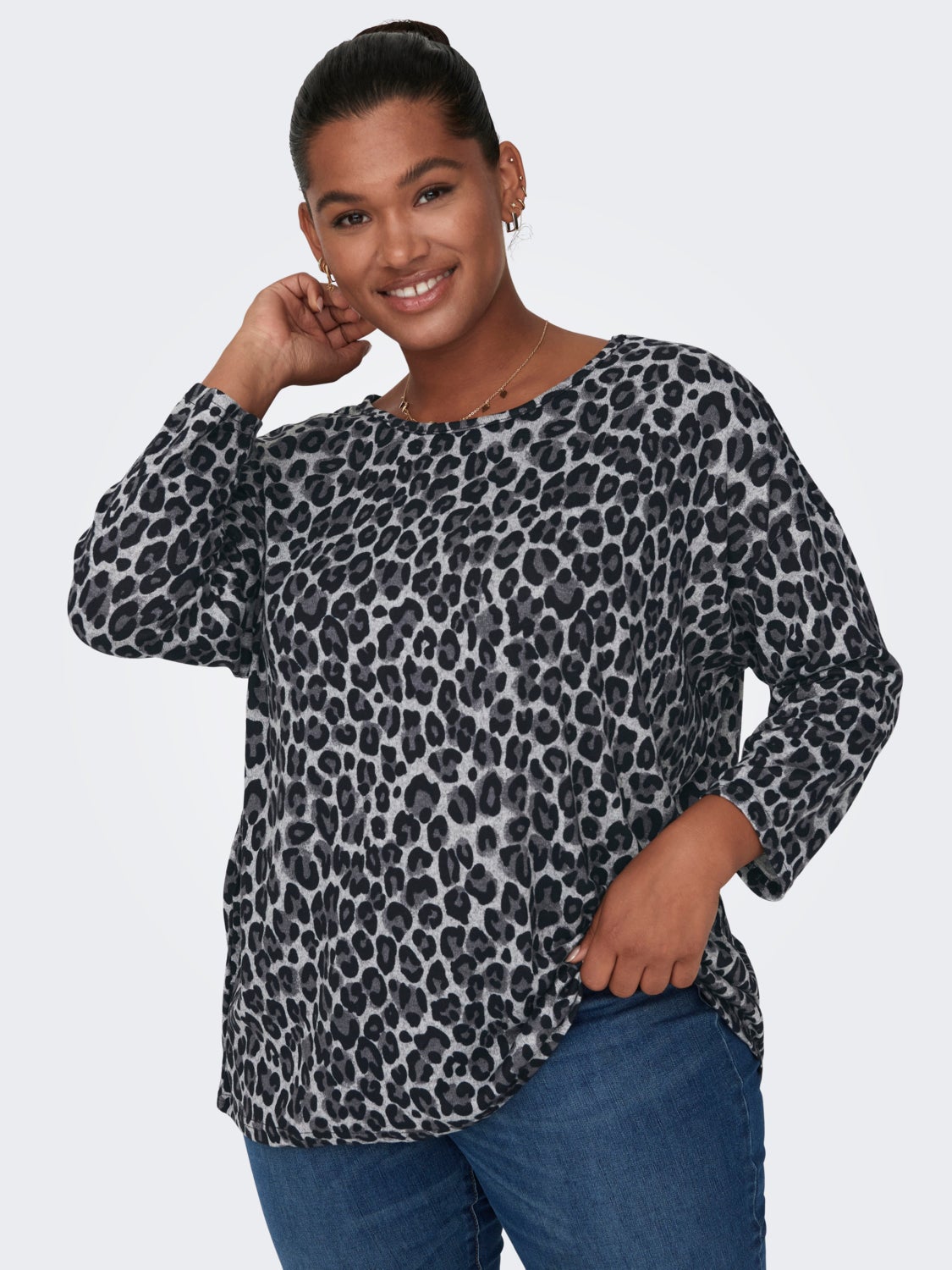 Curvy printed Top