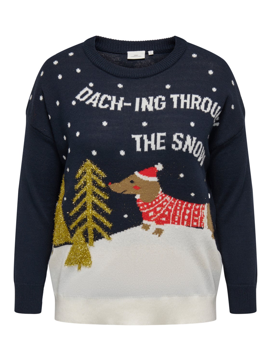 Curvy christmas jumper