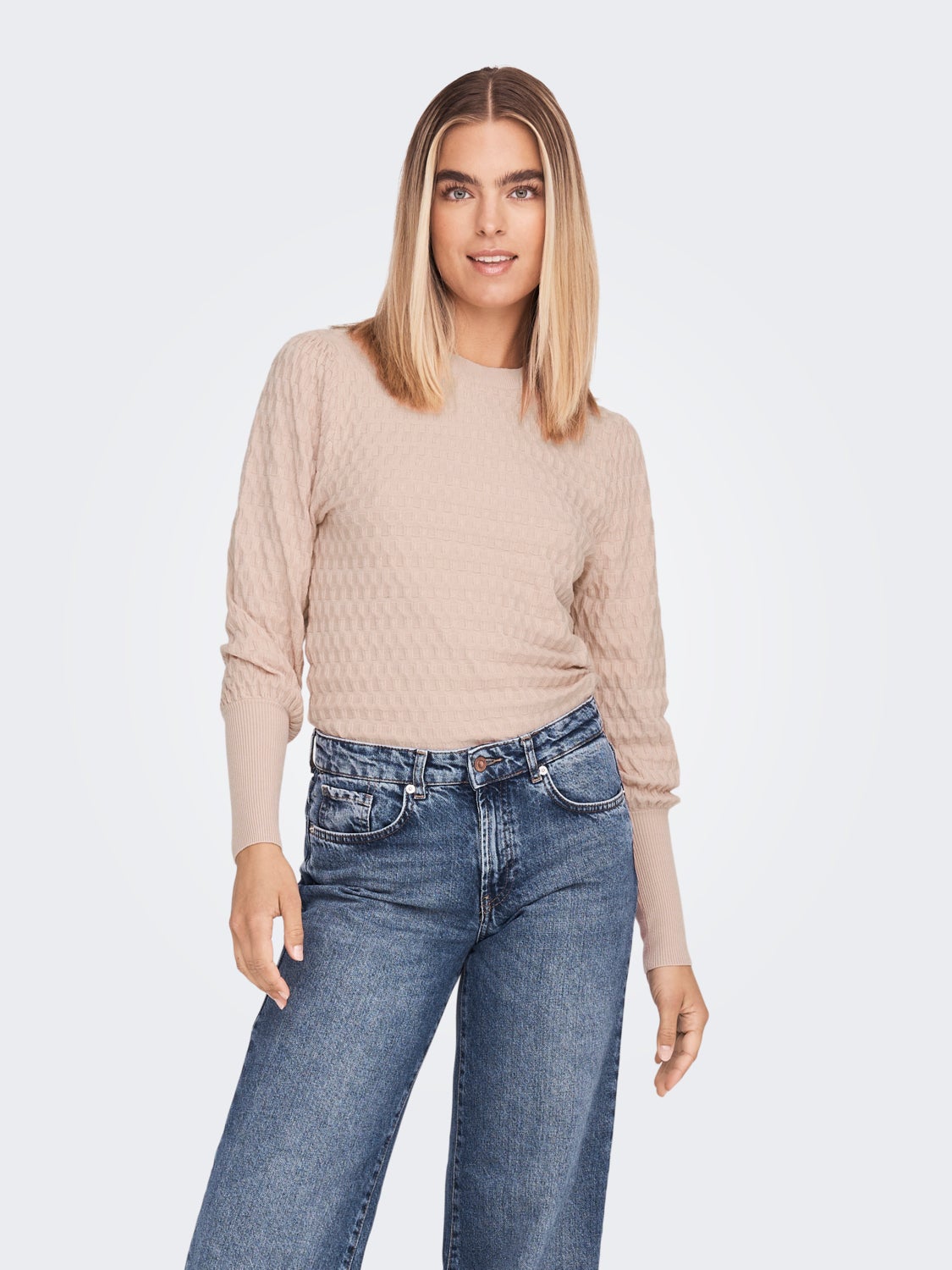 Structured Knitted Pullover